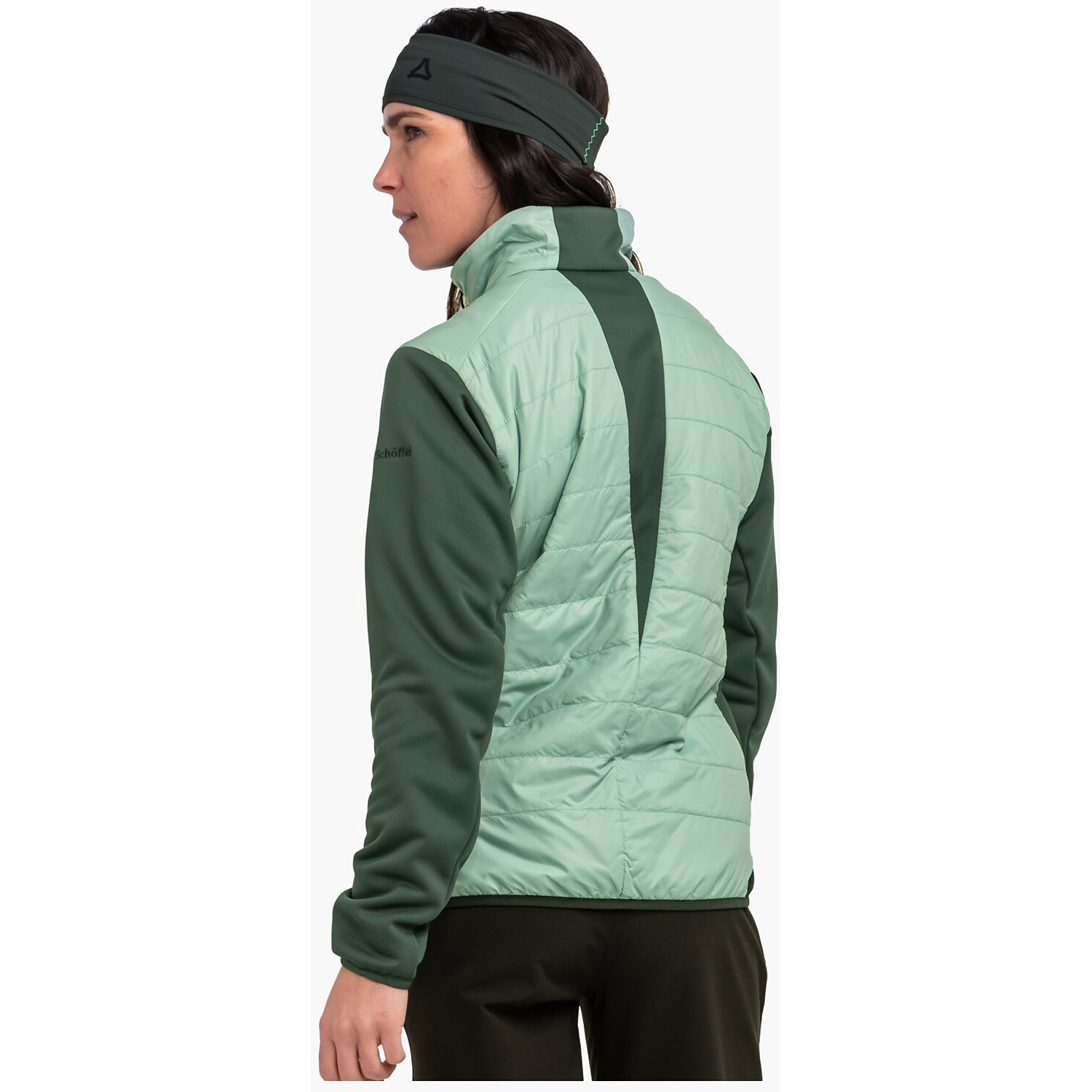 Damen Schöffel Tannengrün Hybrid Jk Style Cascata WMS 6305 46 Unterjacke