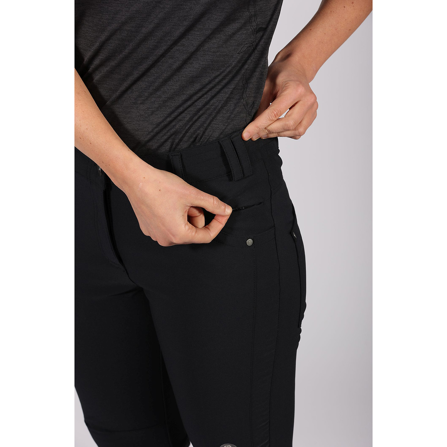 Damen Maul Sport Schwarz Florenz II - lange Hose elasti 36 18 Hose