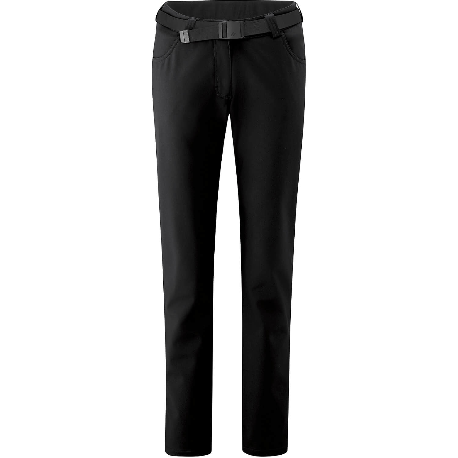 Damen Maier Sports Schwarz Perlit W Da-Hose el. Softsh. 900 52 Hose