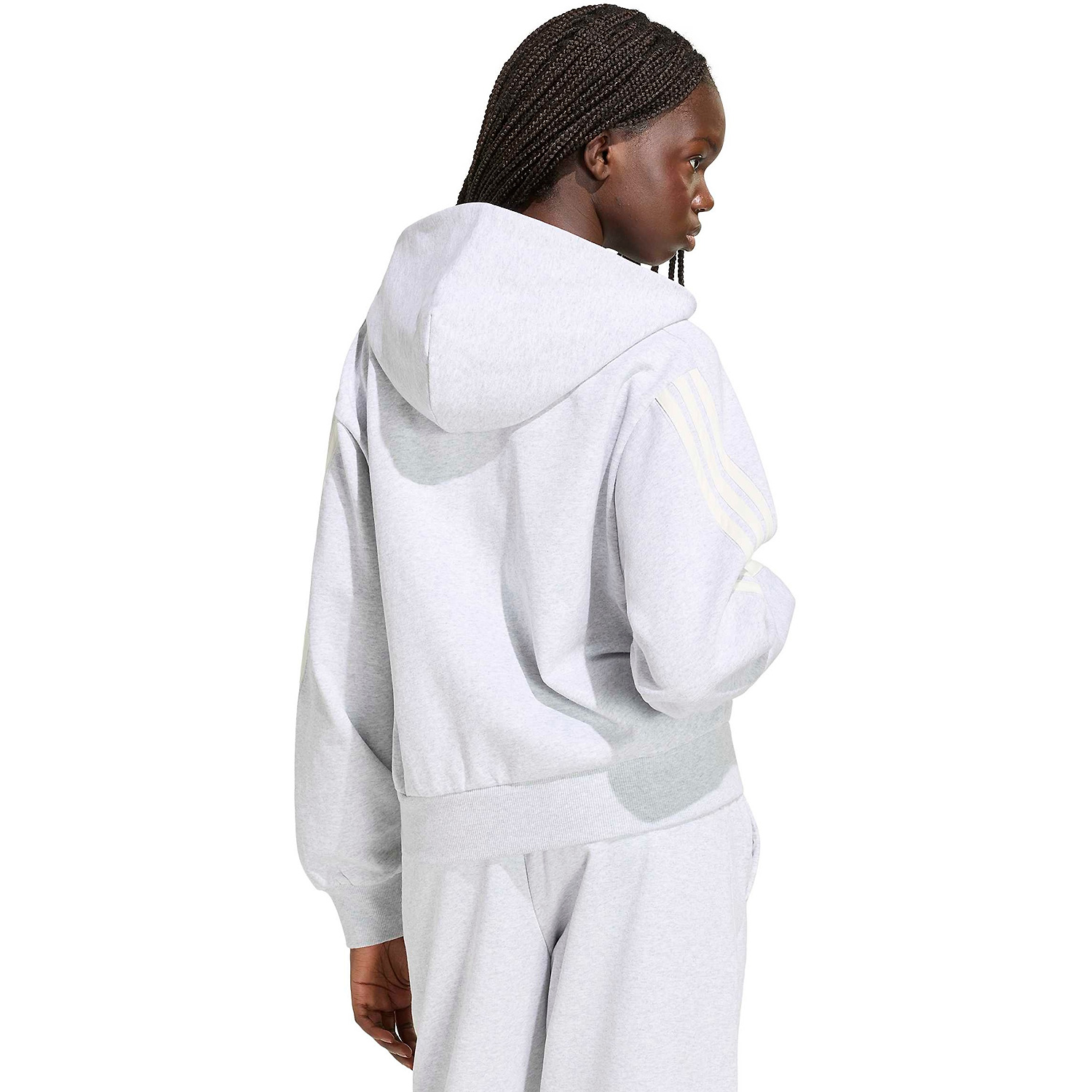 Damen Adidas wie abgebildet KIT 3-STREIFEN 000 XS Kapuzensweat
