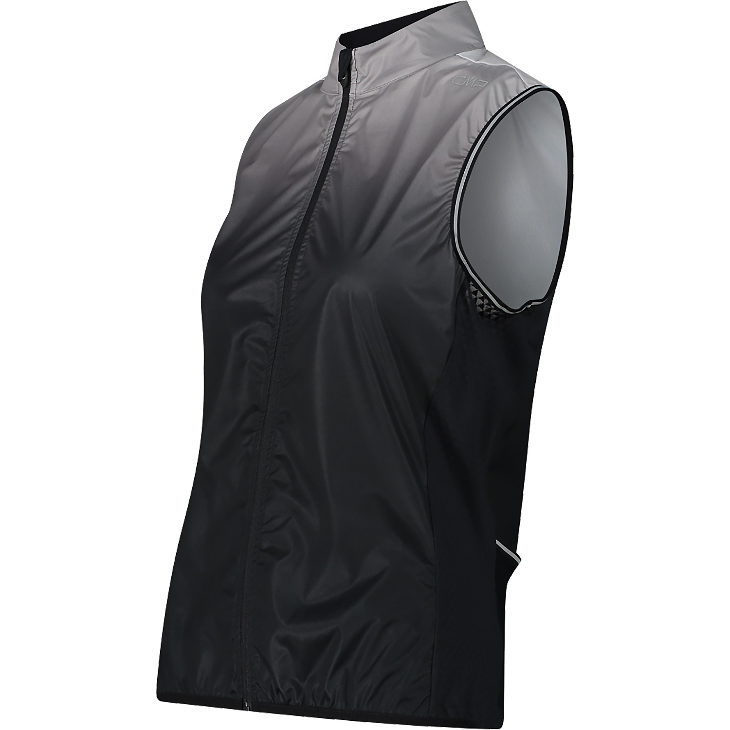 Damen CMP Schwarz WOMAN VEST U901 46 Schlupfjacke