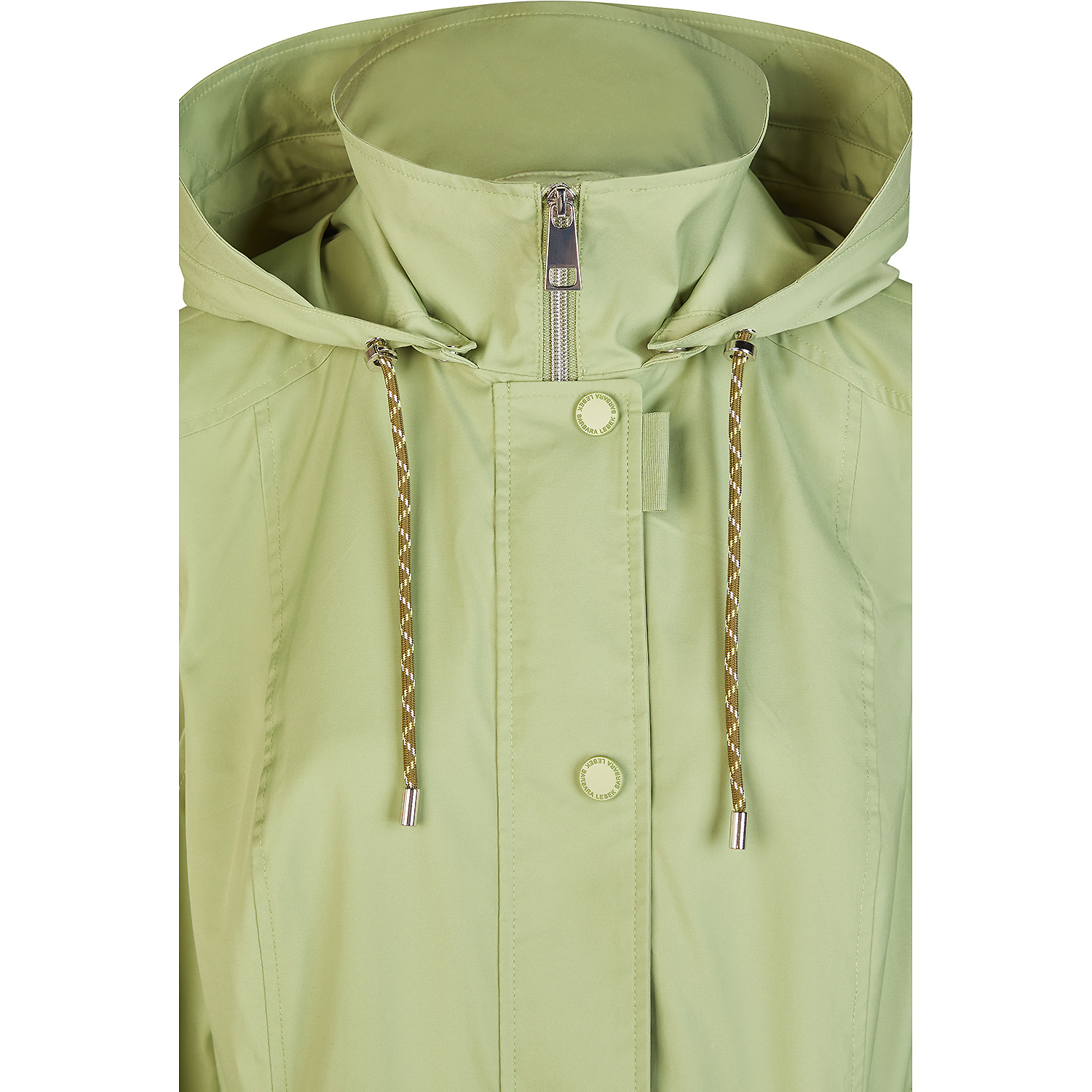 Damen Lebek Hellblau mit Kapuze Jacke