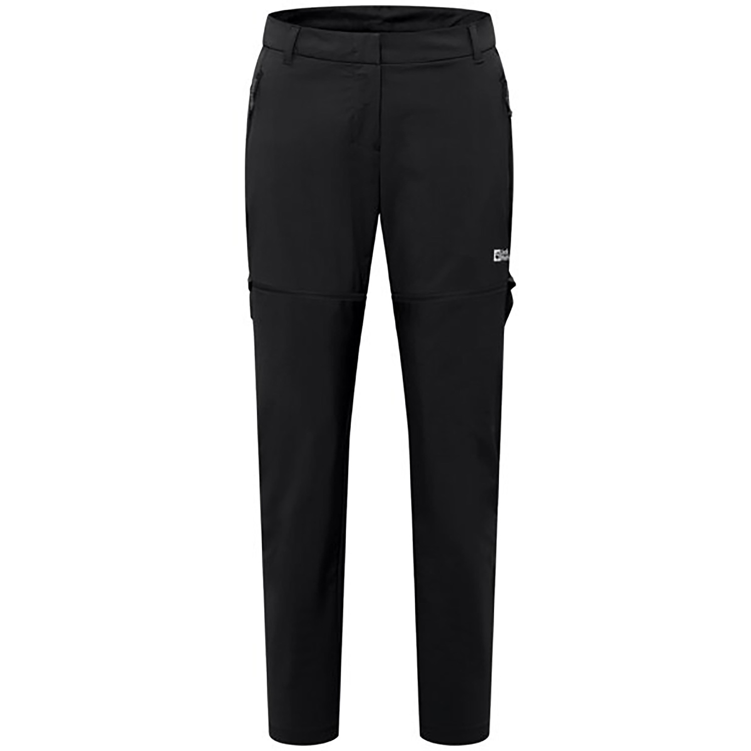 Damen Jack Wolfskin Schwarz HIKEOUT ZIP OFF PANTS W 6000 38 Hose