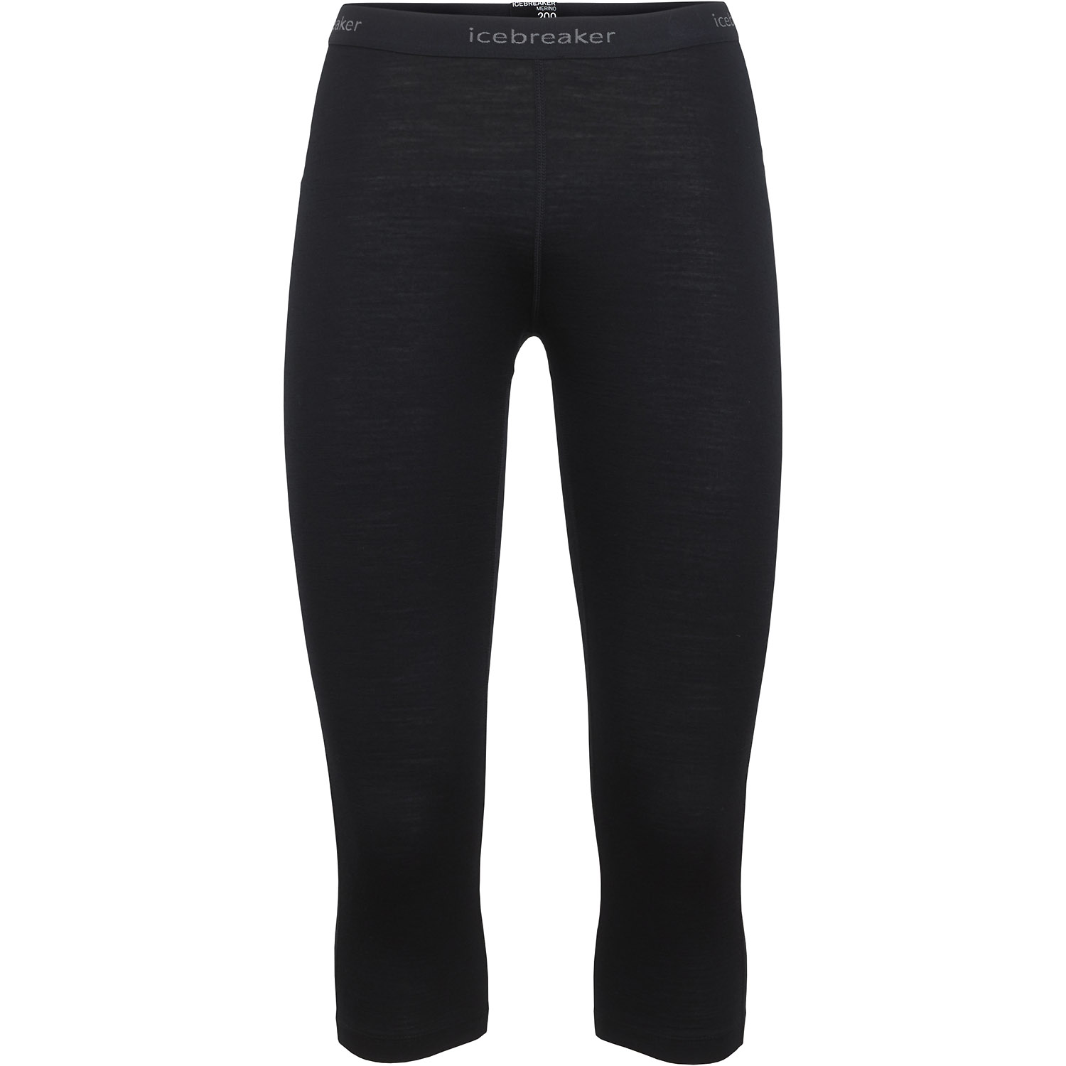 Damen Icebreaker Schwarz Women 200 Oasis 3/4 Leggings 001 XS Unterhose