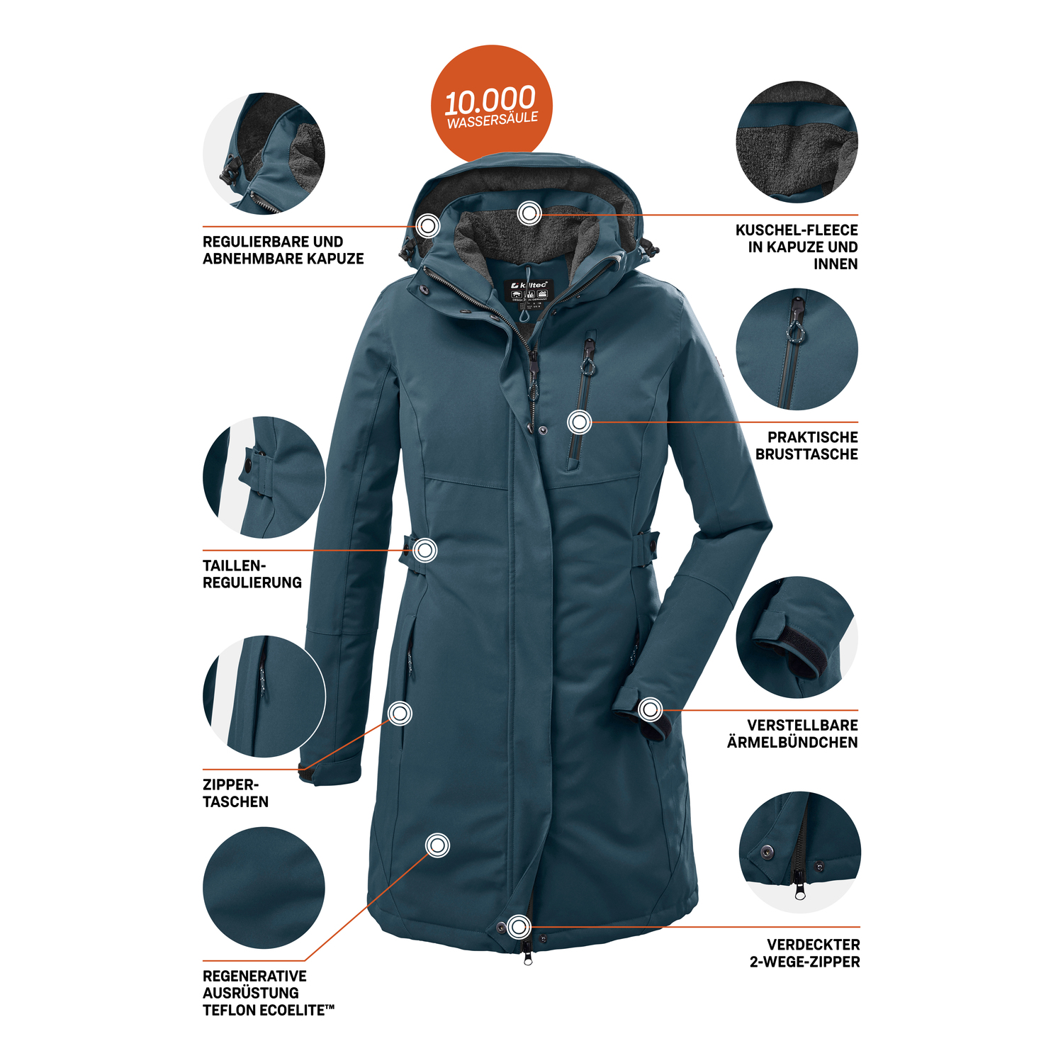 Damen killtec Petrol
