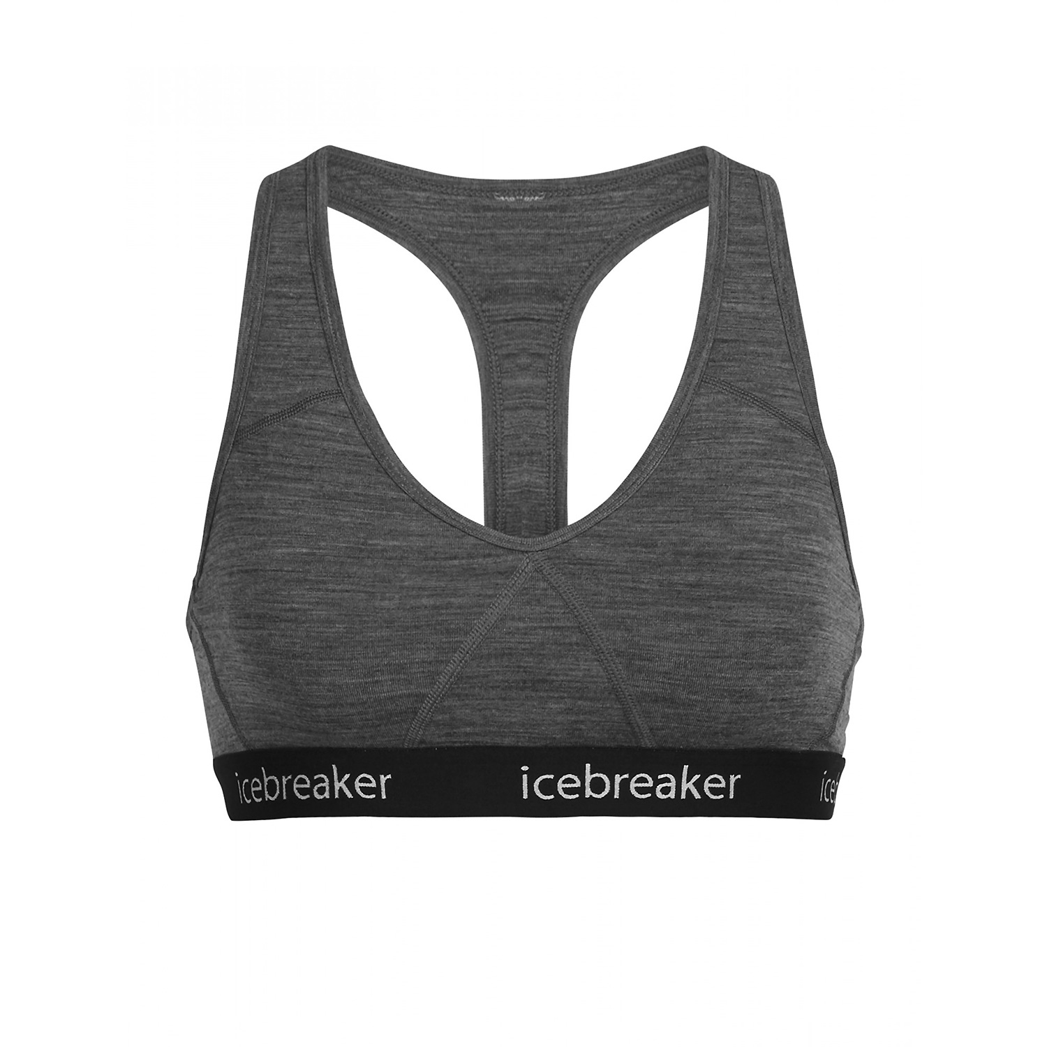 Damen Icebreaker Grau Women Sprite Racerback Bra 004 M Top