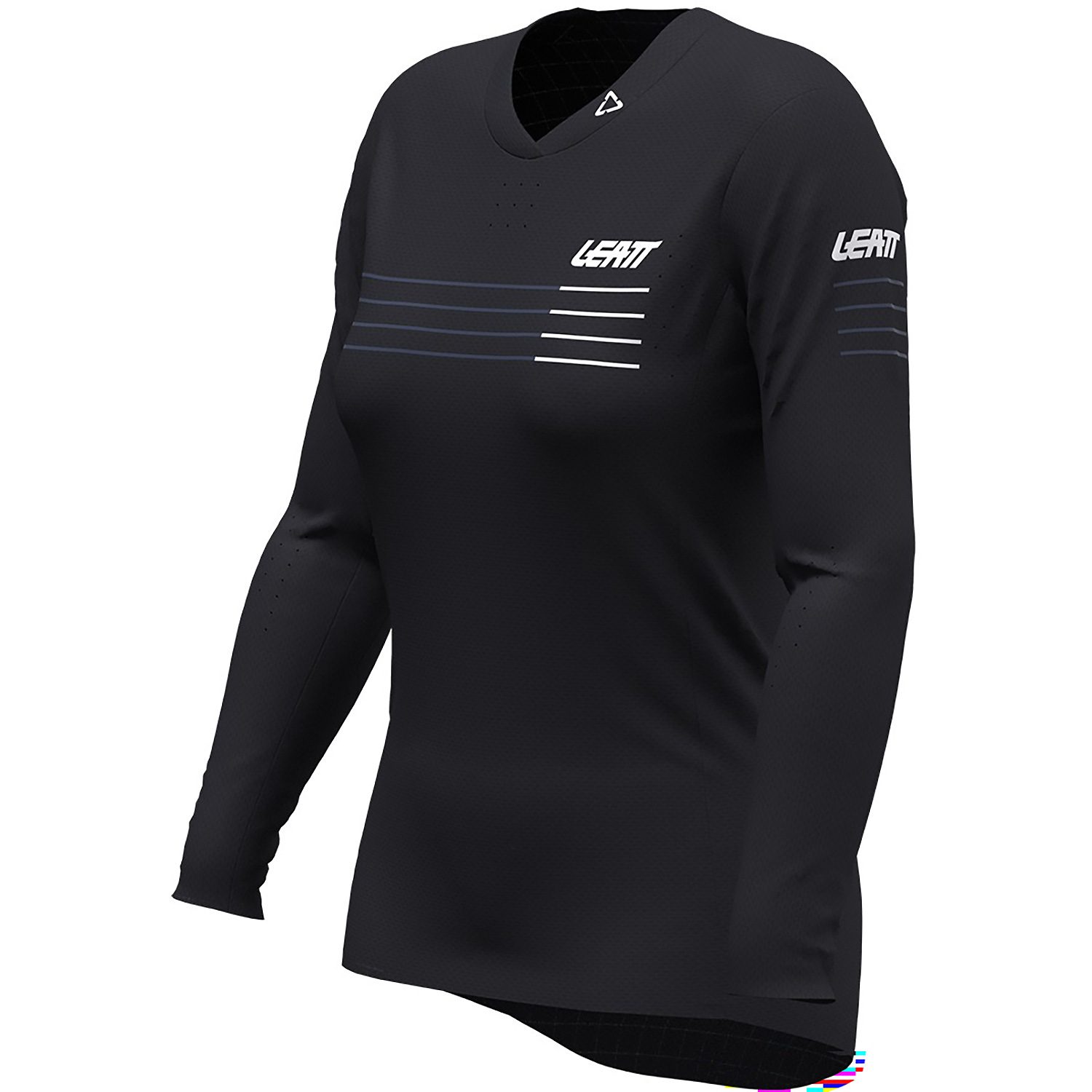 Damen Leatt Schwarz