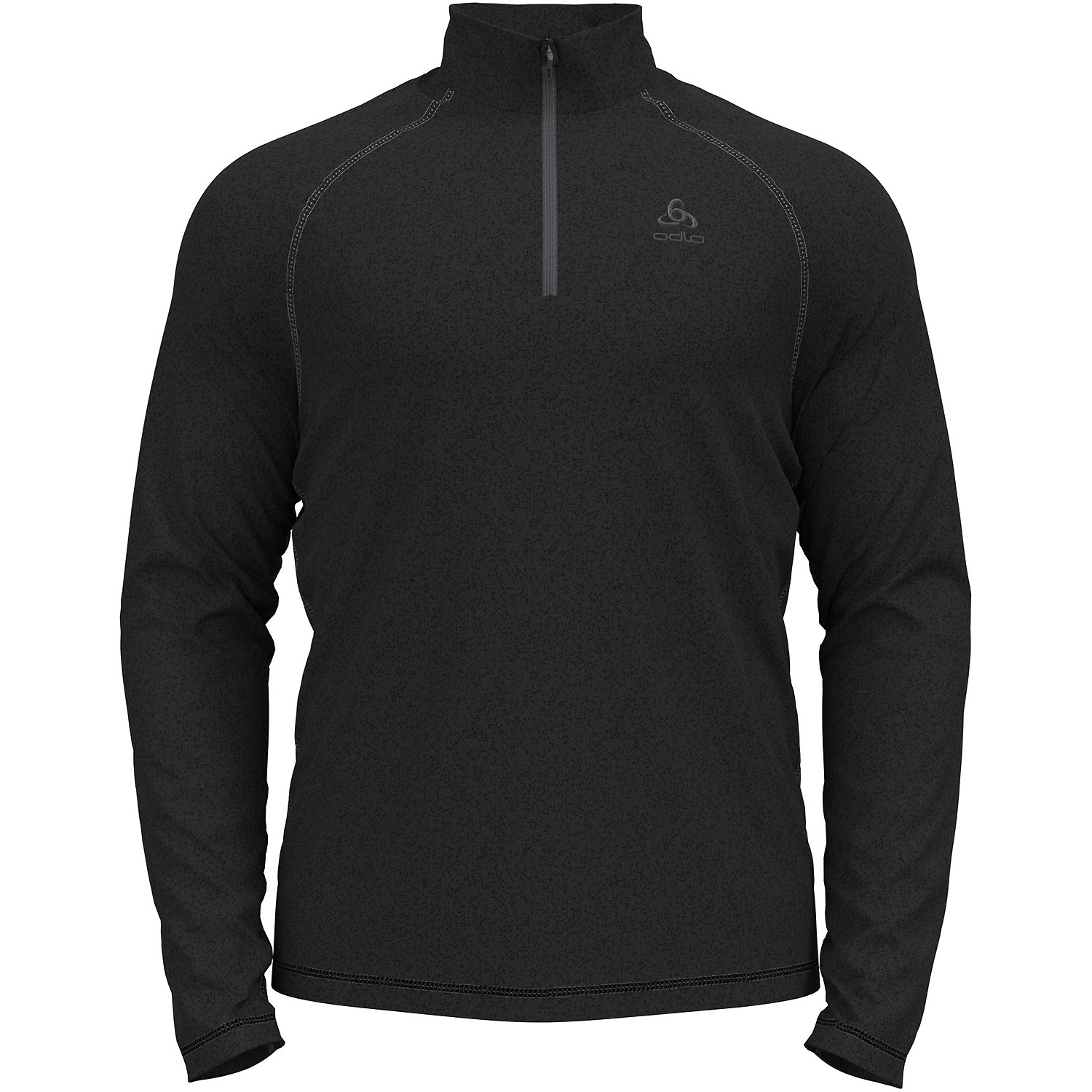 Herren Odlo Schwarz Mid layer 1/2 zip RIGI 15000 3XL Rolli