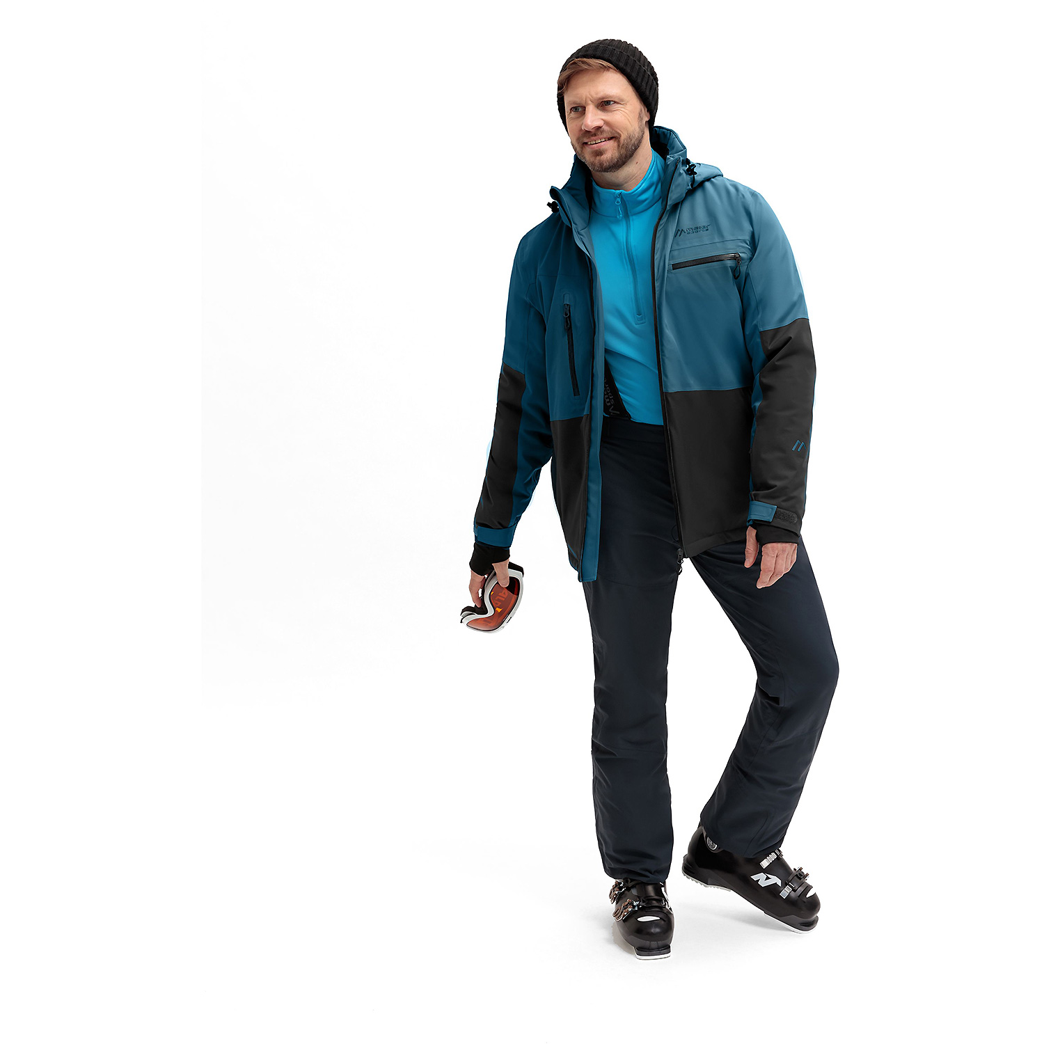 Herren Maier Sports Petrol Roccarasa M M20340 60 Funktionsjacke