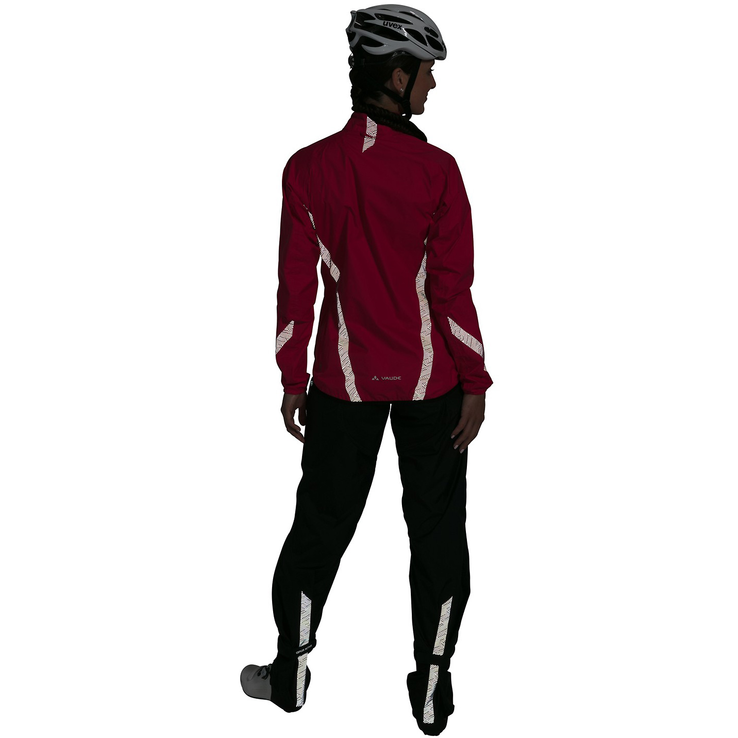 Damen VauDe Schwarz Wo Luminum Perf. Pants II 010 40 Regenhose