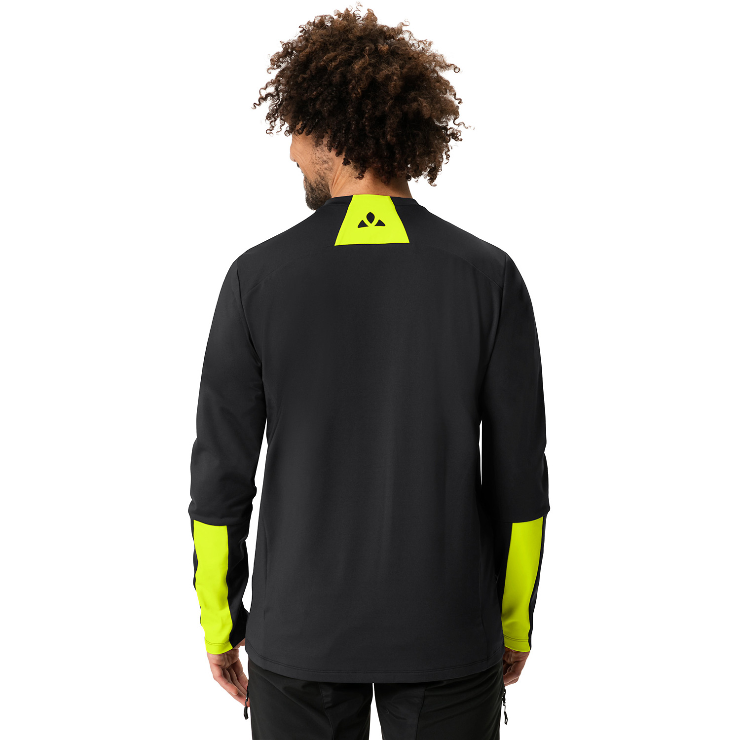 Herren VauDe Schwarz Me Qimsa LS Shirt 010 S Kapuzensweat