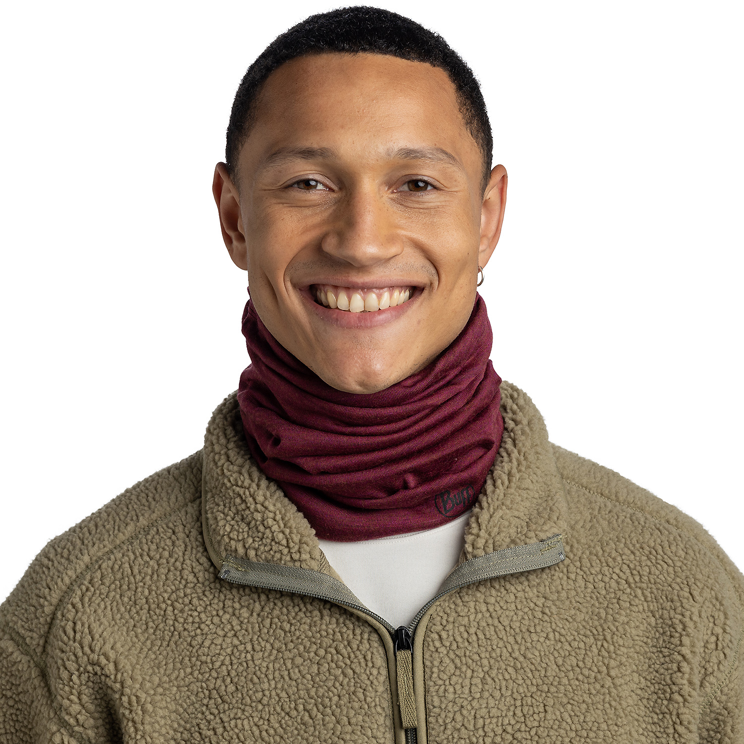 Herren Buff Dunkelrot
