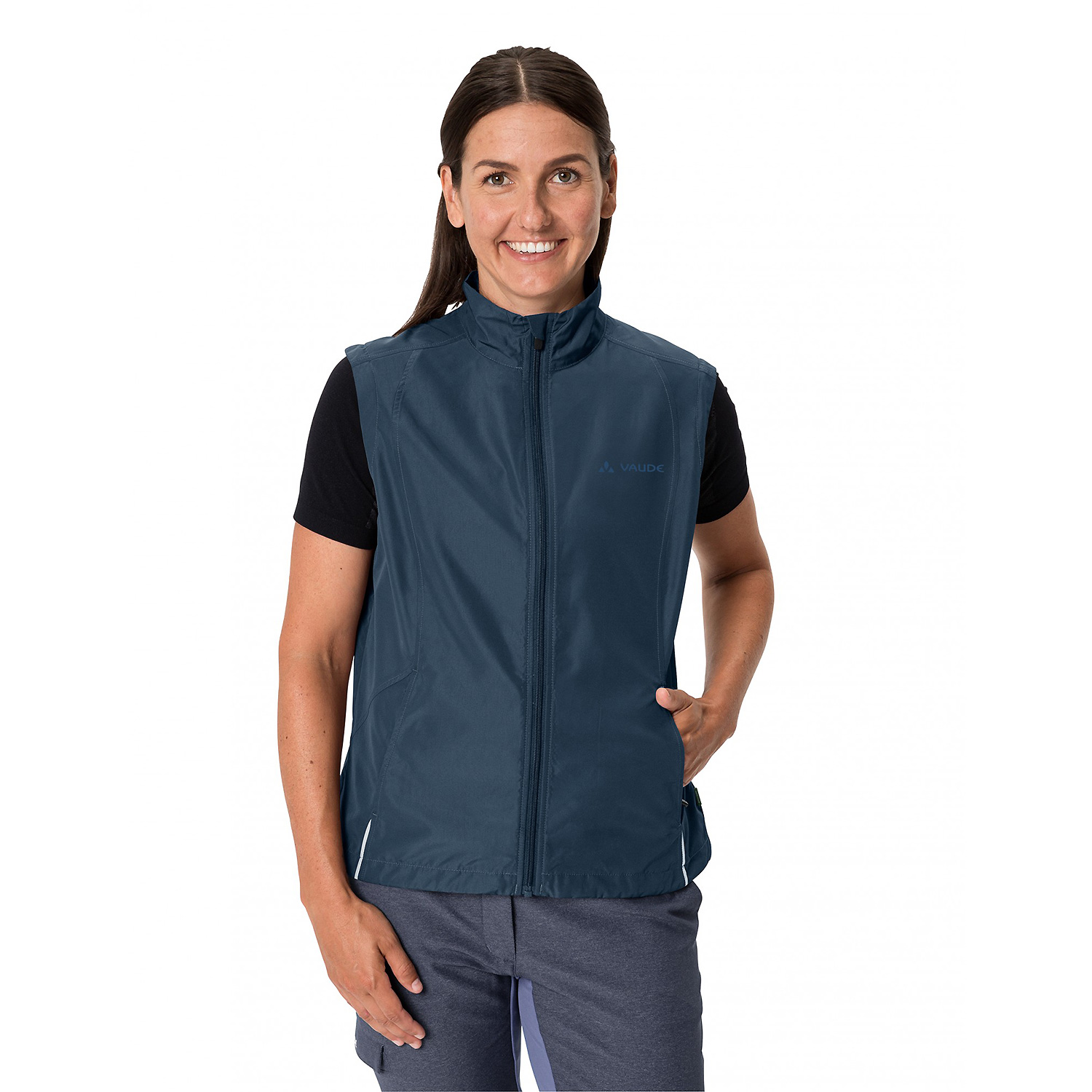 Damen VauDe Blau Me Dundee Classic ZO Jacket 451 XL Funktionsjacke