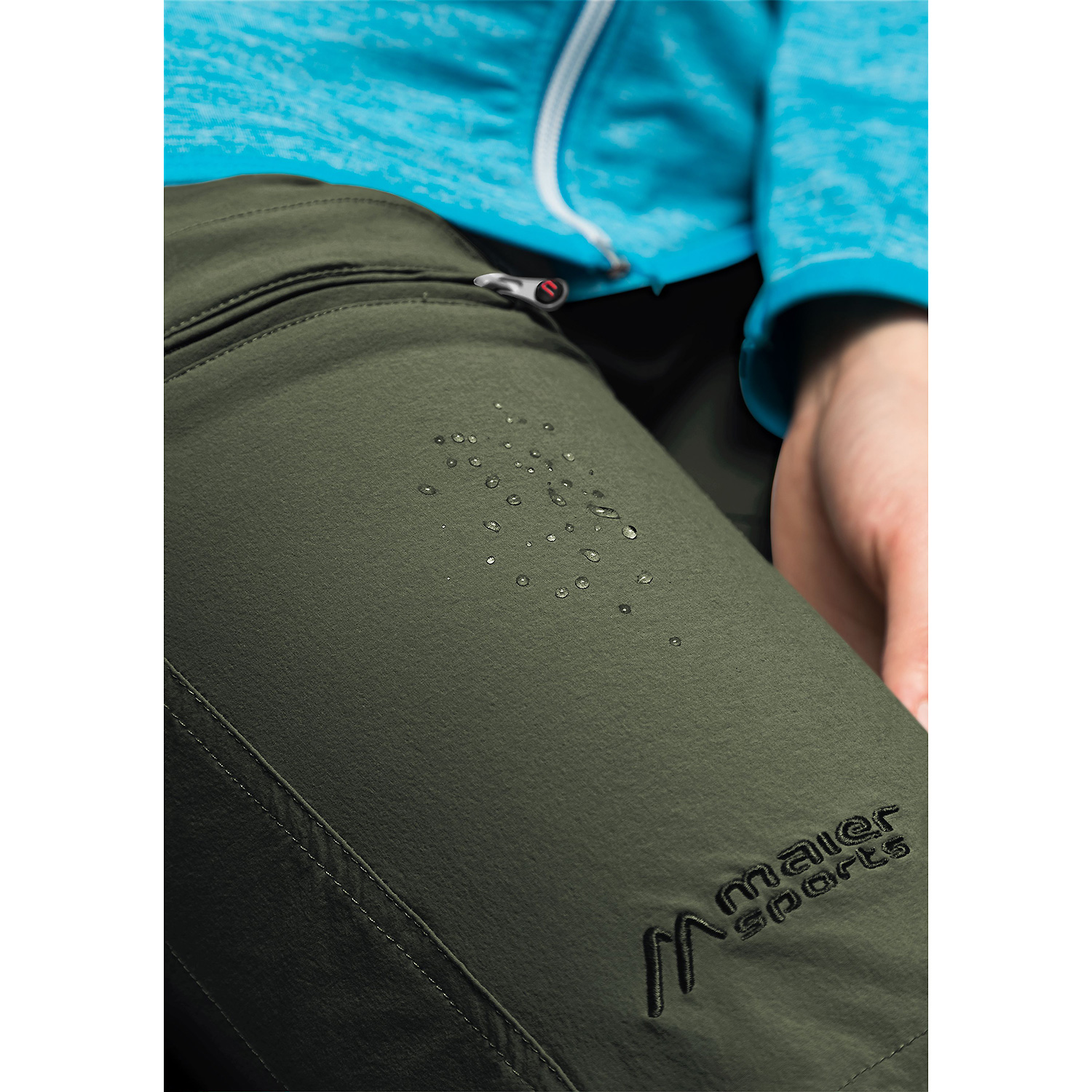 Damen Maier Sports Grün Lulaka (kurz) M20150 25 Hose