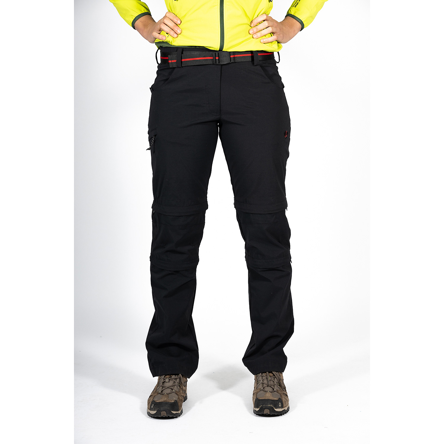 Damen Maul Sport Schwarz Feldberg II - 3in1 Zipphose el 01 46 Hose