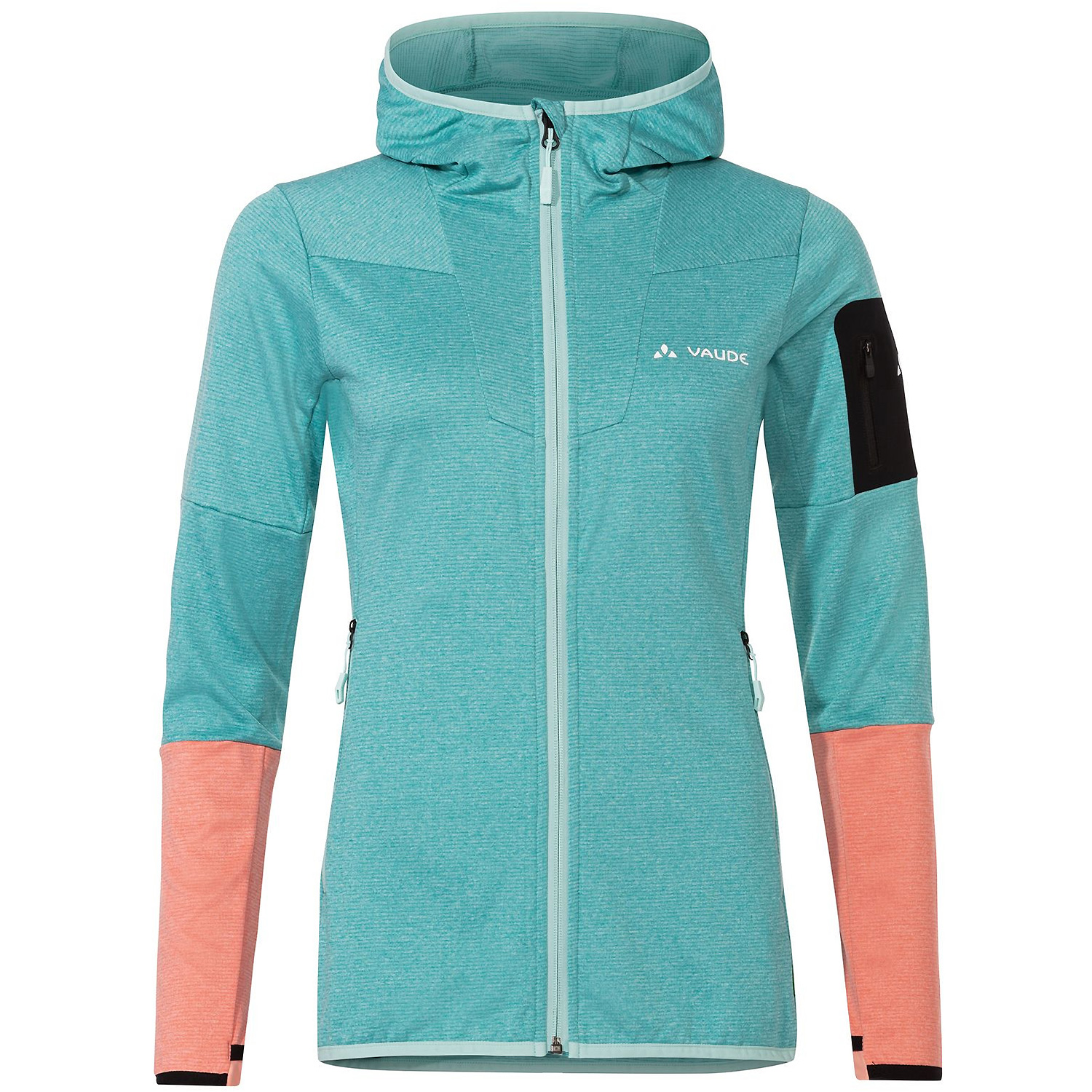 Damen VauDe Türkis Wo Monviso Fleece Jacket II 353 34 Unterjacke