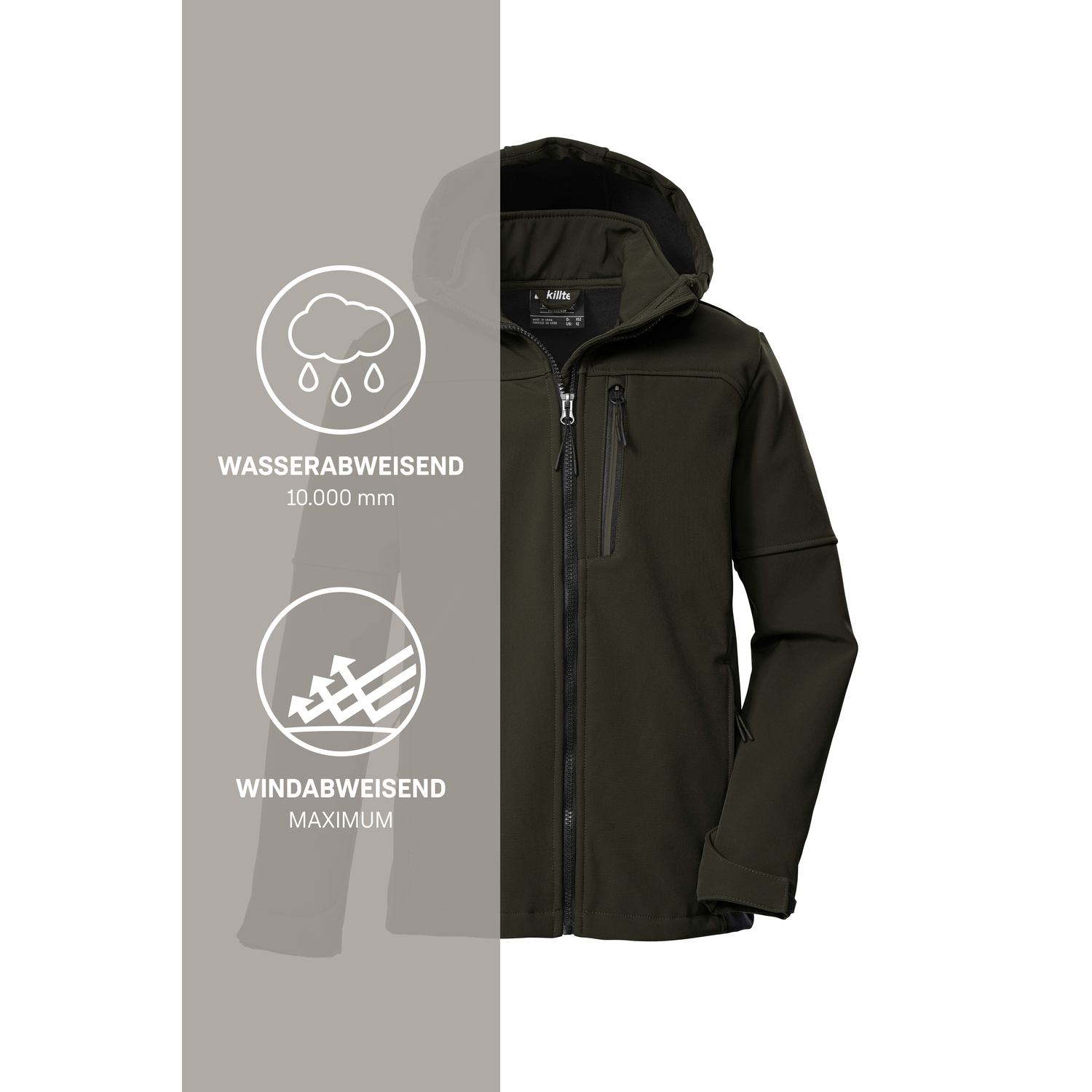Herren killtec Dunkeloliv
