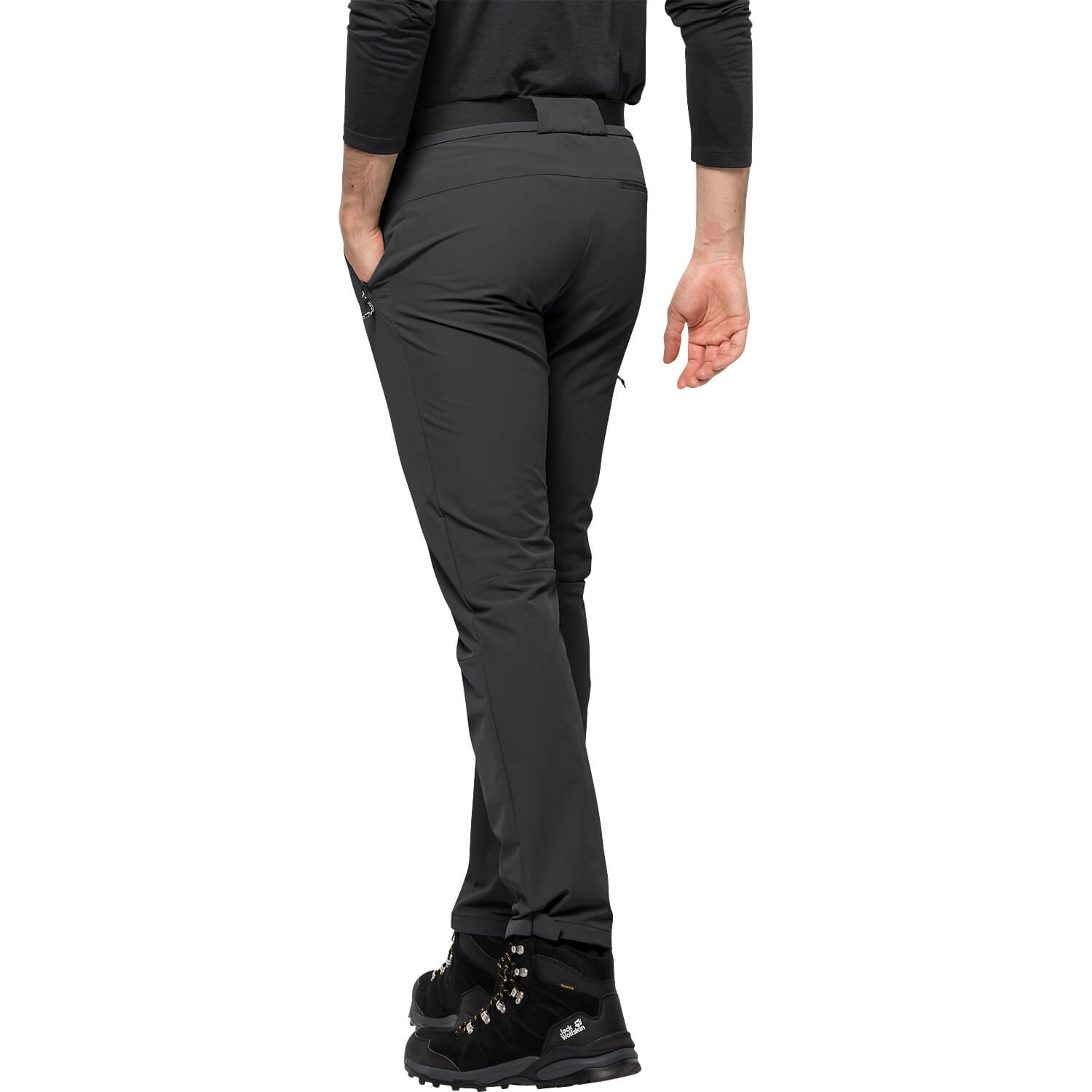 Herren Jack Wolfskin Schwarz HOLDSTEIG PANTS M 5719 48/S Hose