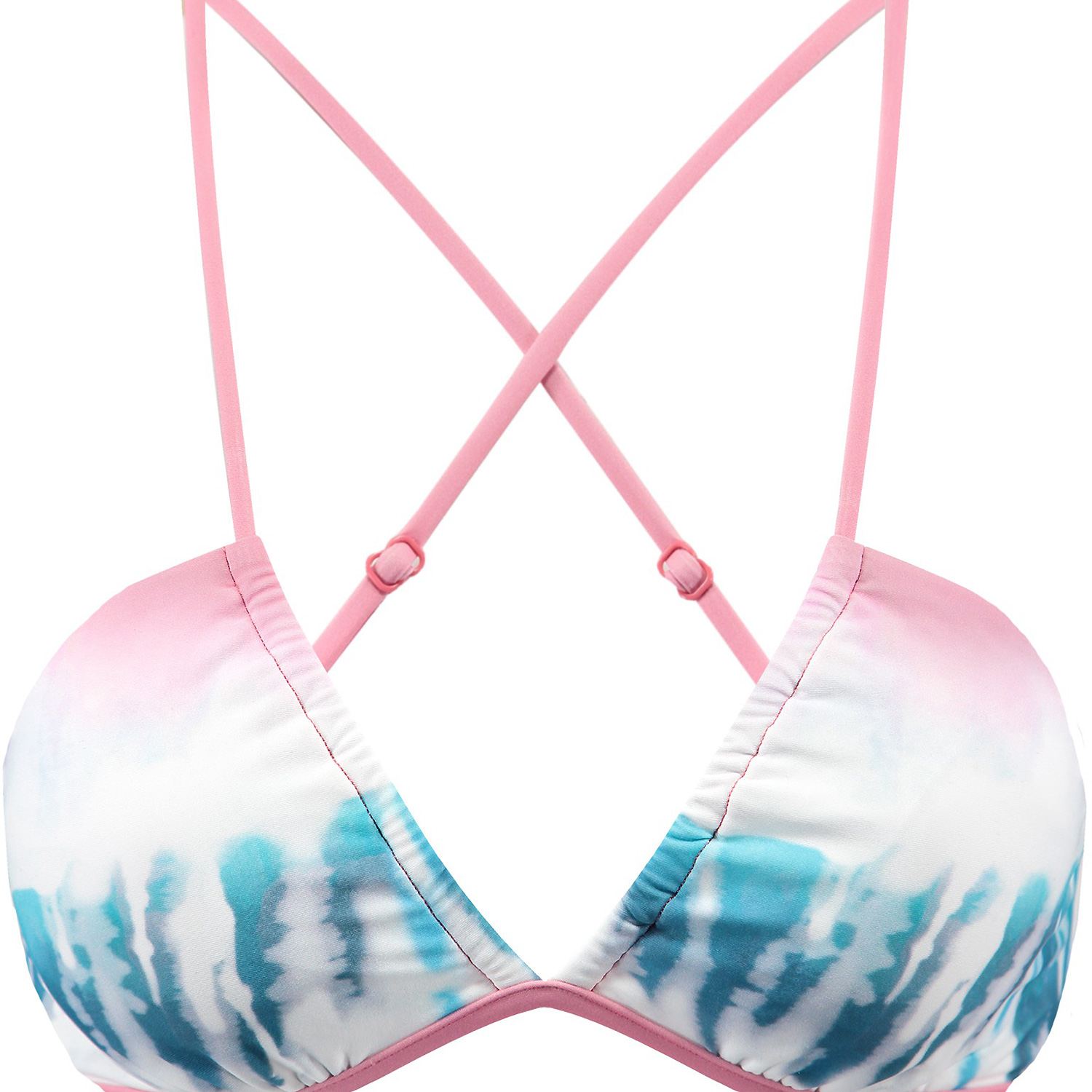 Damen Barts Rot Bikini-Oberteil