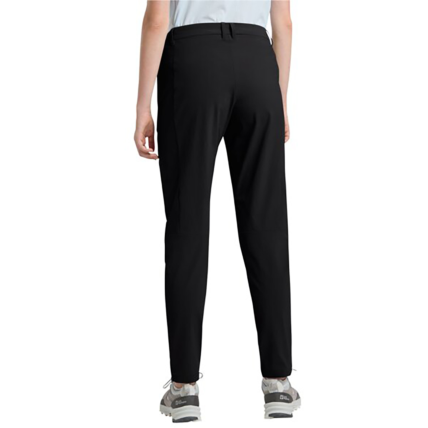 Damen Jack Wolfskin Schwarz HIKEOUT PANTS W Hose
