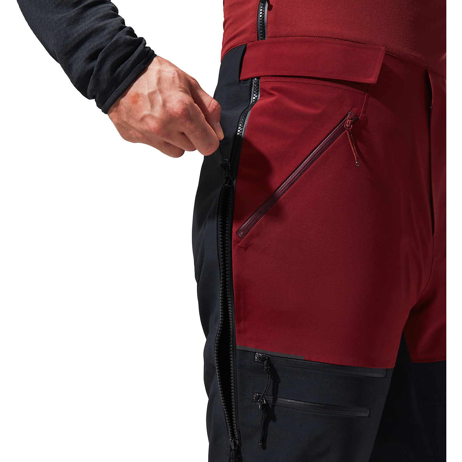 Herren Berghaus Dunkelrot