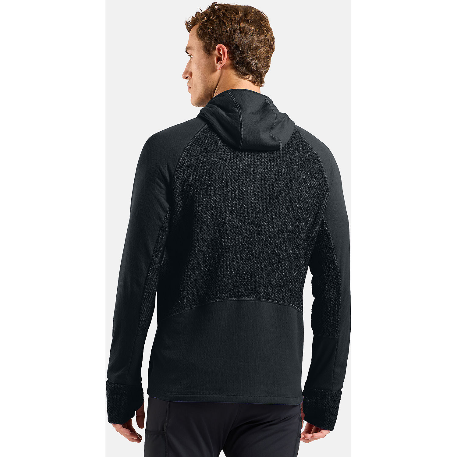 Herren Odlo Schwarz X-ALP Kapuzensweat