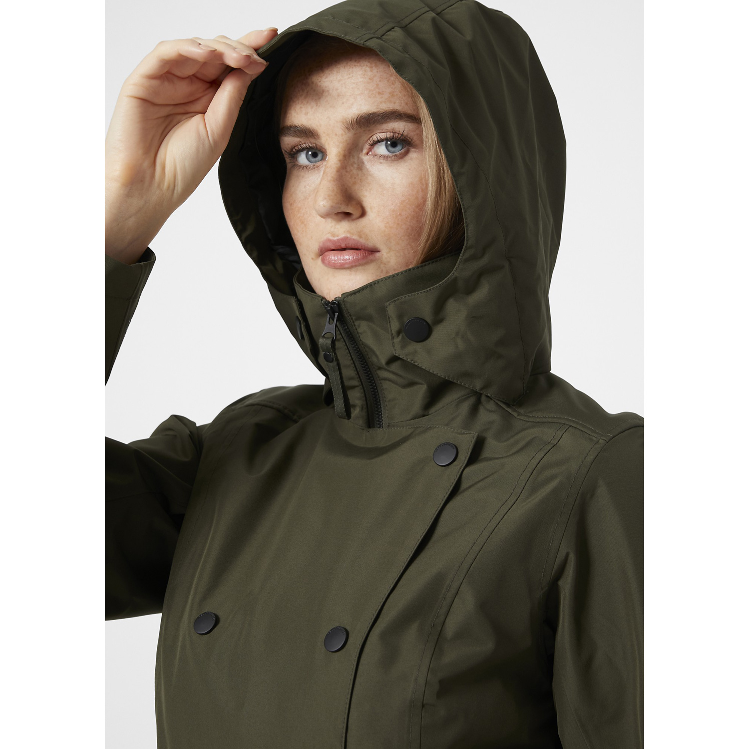 Damen Helly Hansen Grün W WELSEY II TRENCH