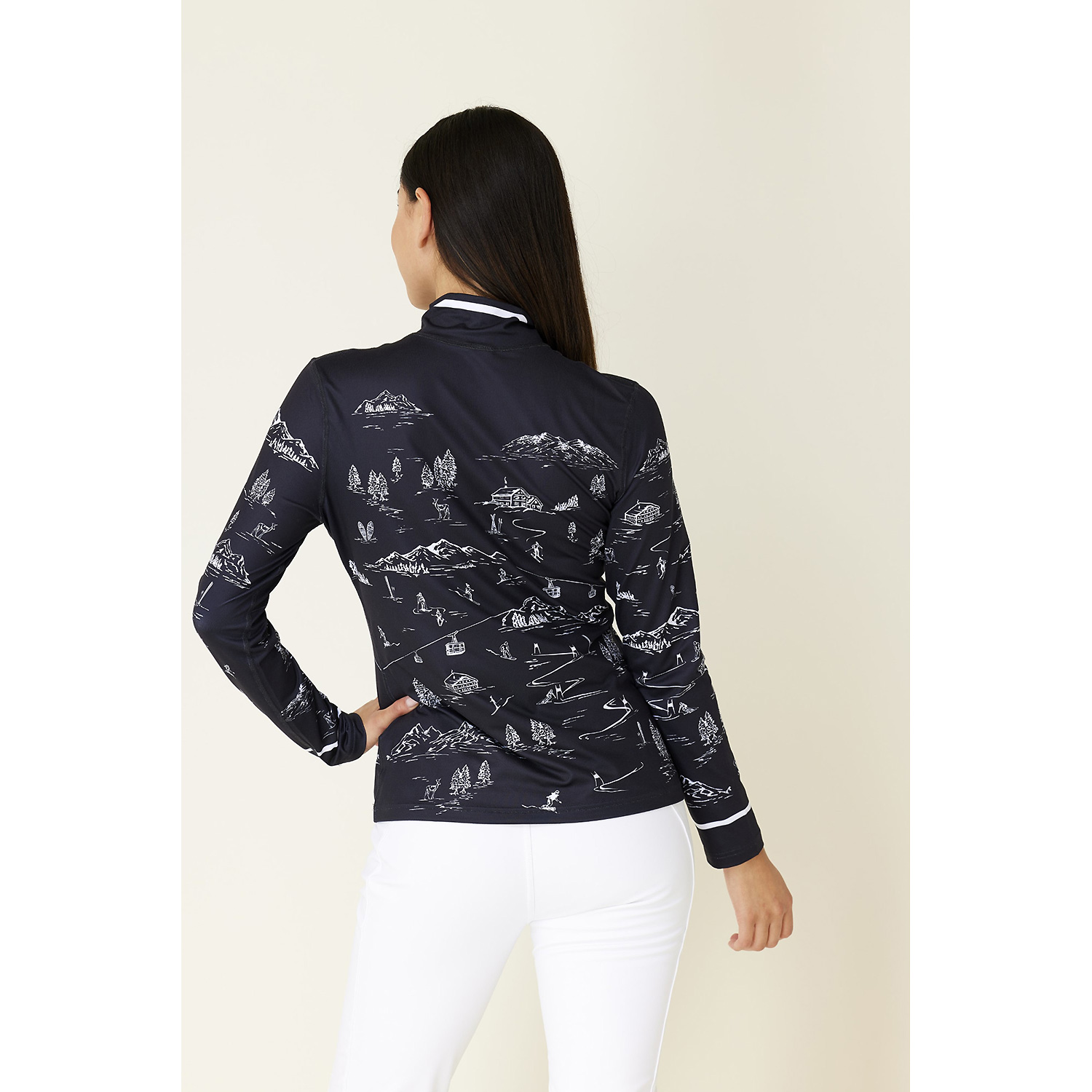Damen Krimson Klover Schwarz W DRIFTER BASELAYER TOP