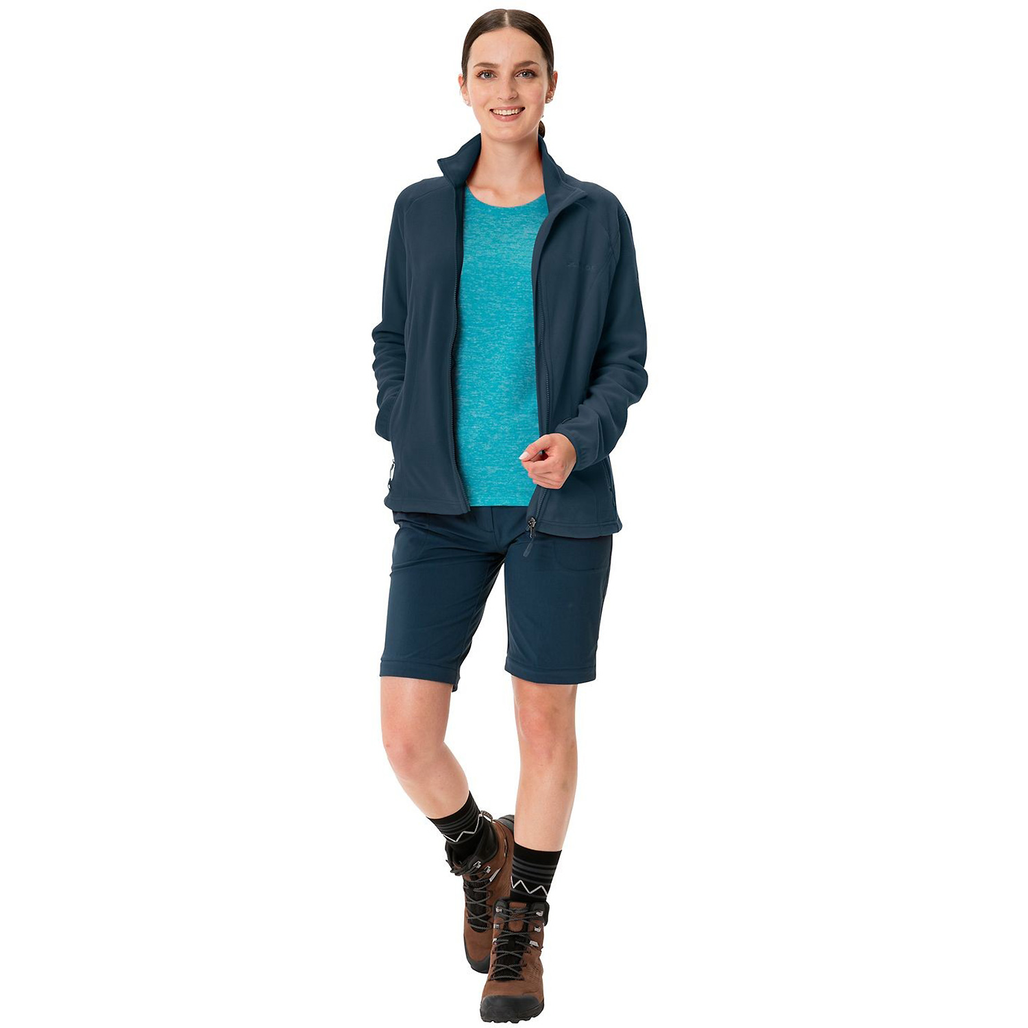 Damen VauDe Royal Blau Wo Skomer Print T-Shirt II 179 36 Shirt