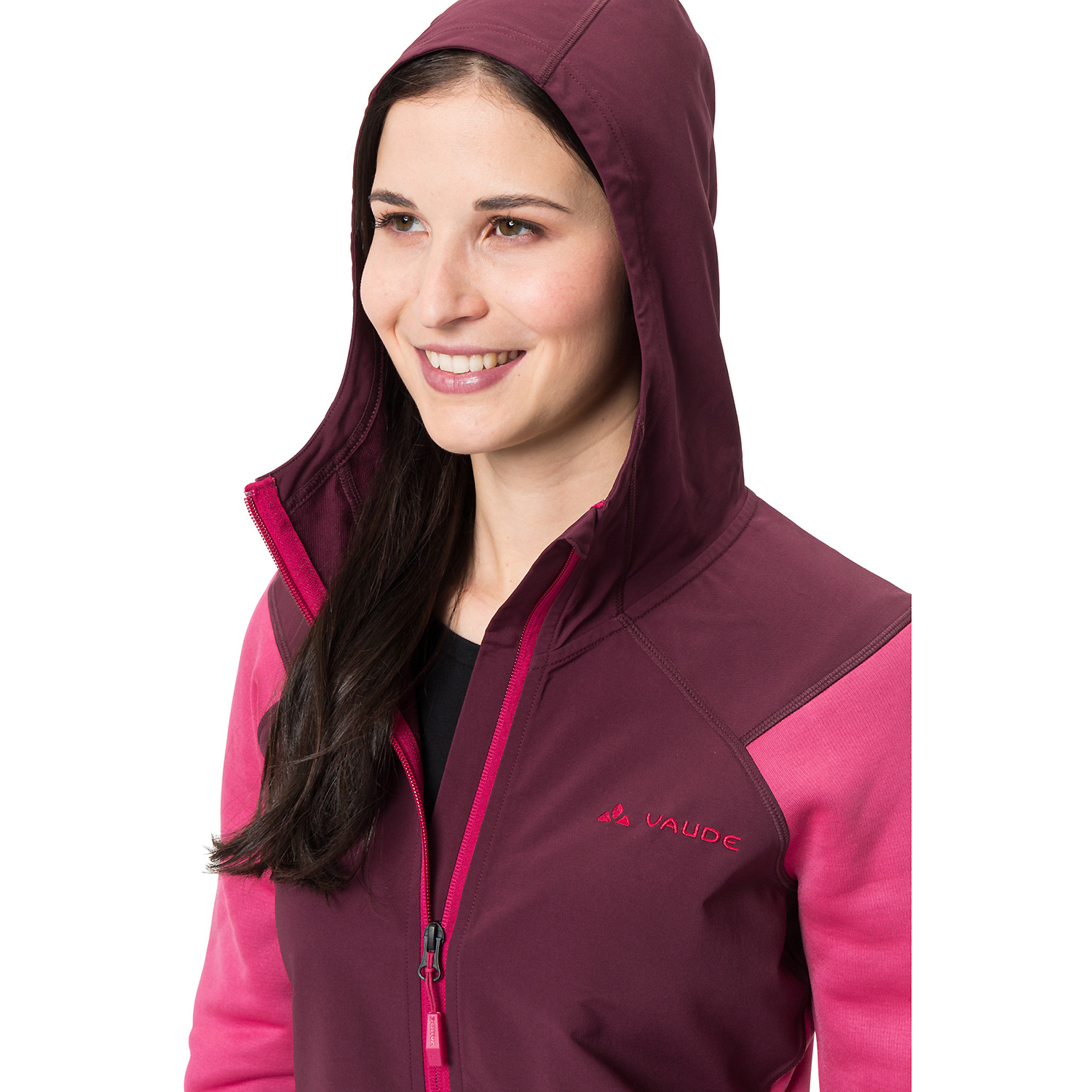 Damen VauDe Rot Wo Tremalzo Hooded Jacket 977 40 Funktionsjacke