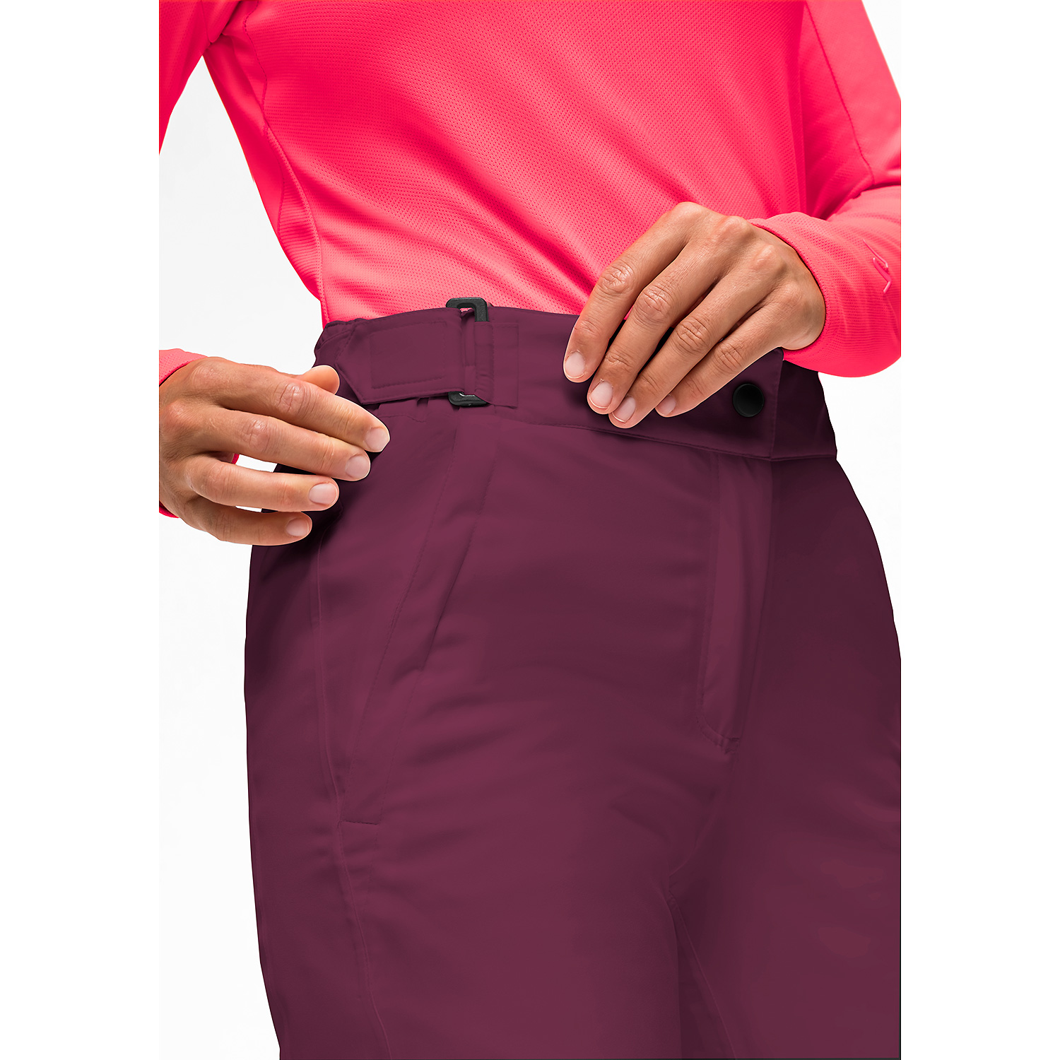 Damen Maier Sports Rot STEFFI SLIM M10106 36 Hose
