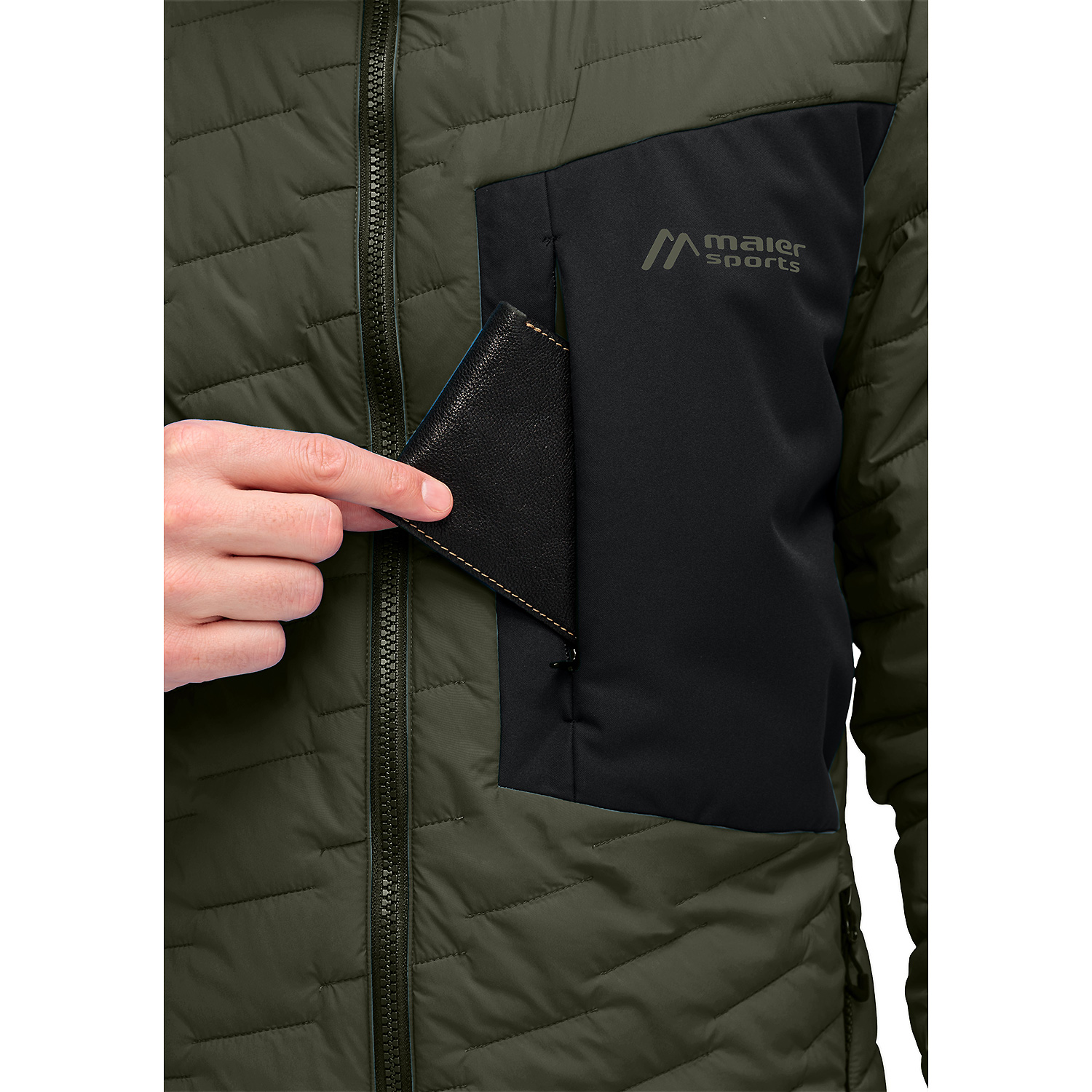 Herren Maier Sports Oliv