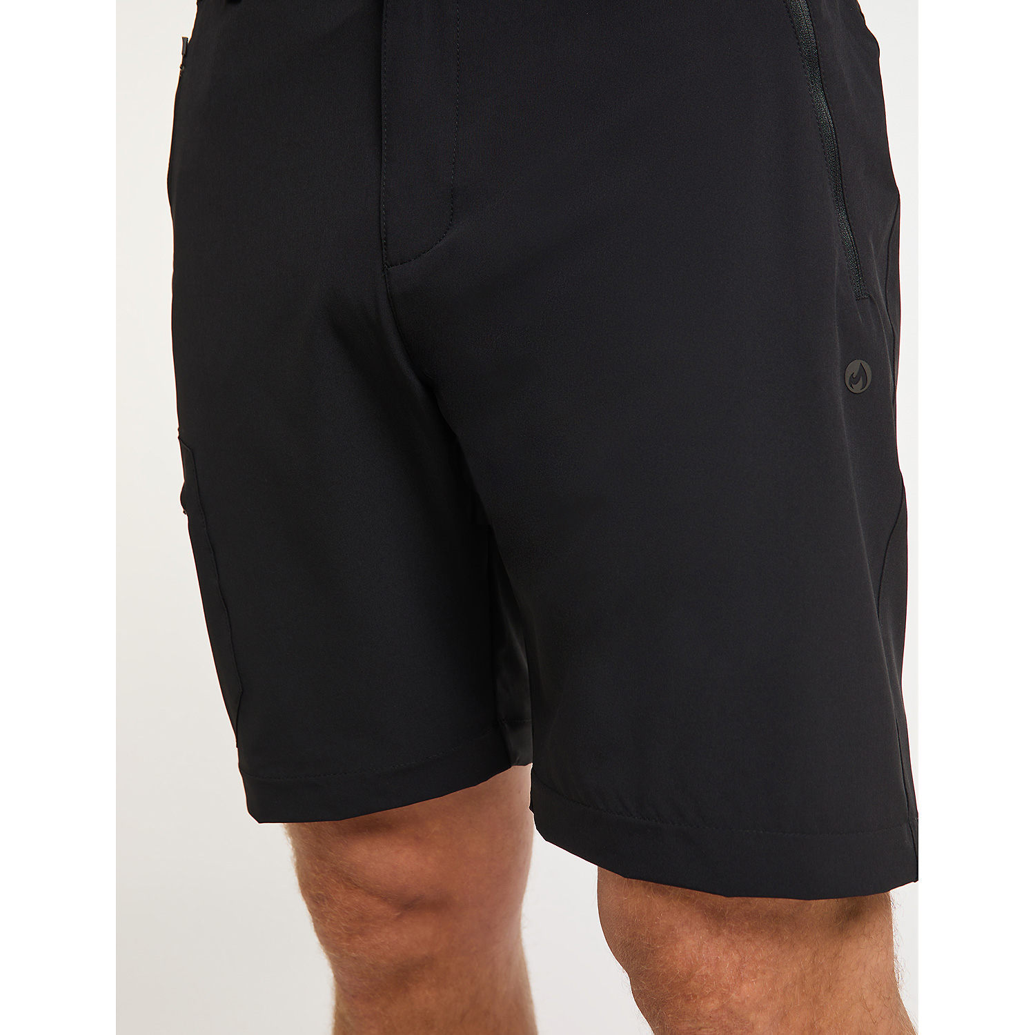 Herren HOT Schwarz Lazio M_T-Zip 00099 25 Hose