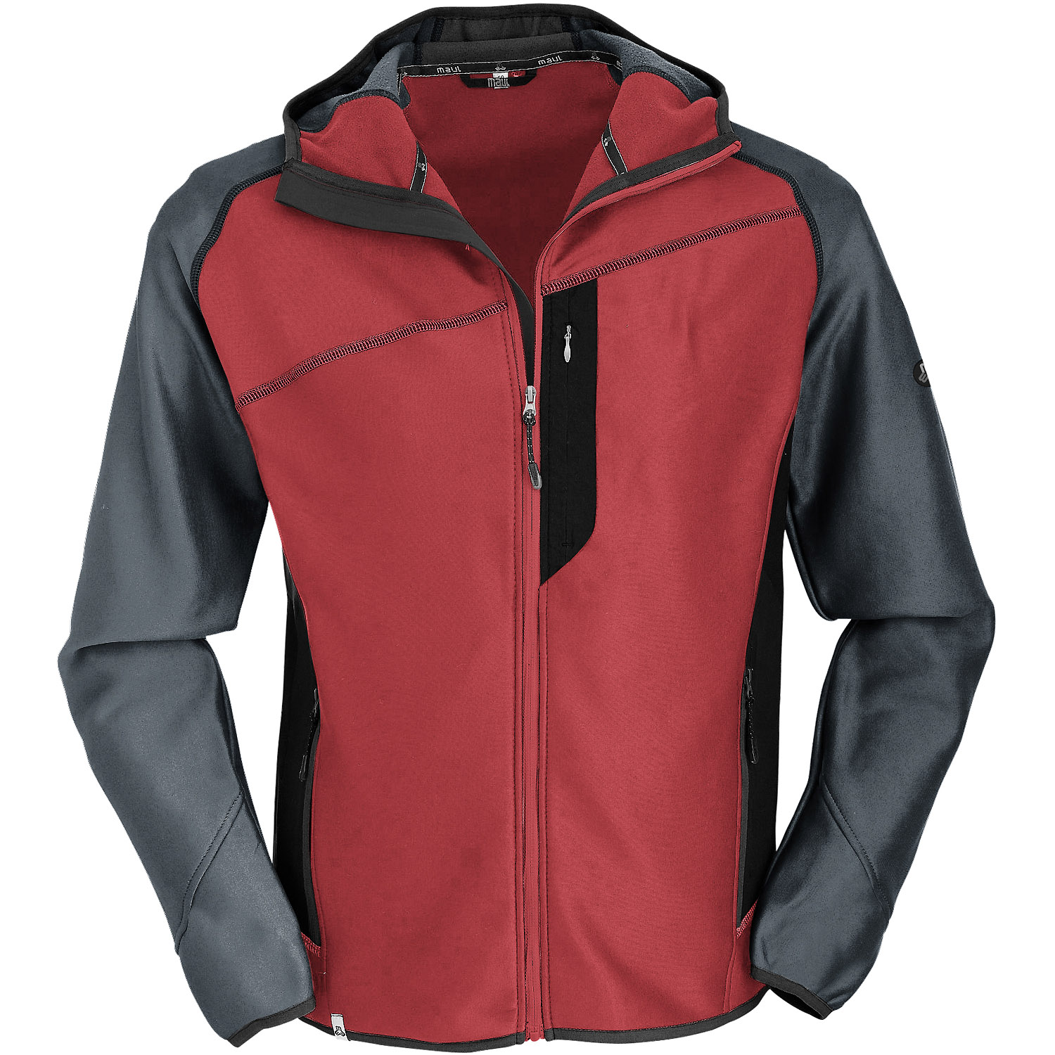 Herren Maul Sport Gelb Donnersberg II-Megastretchflee 4501 58 Schlupfjacke