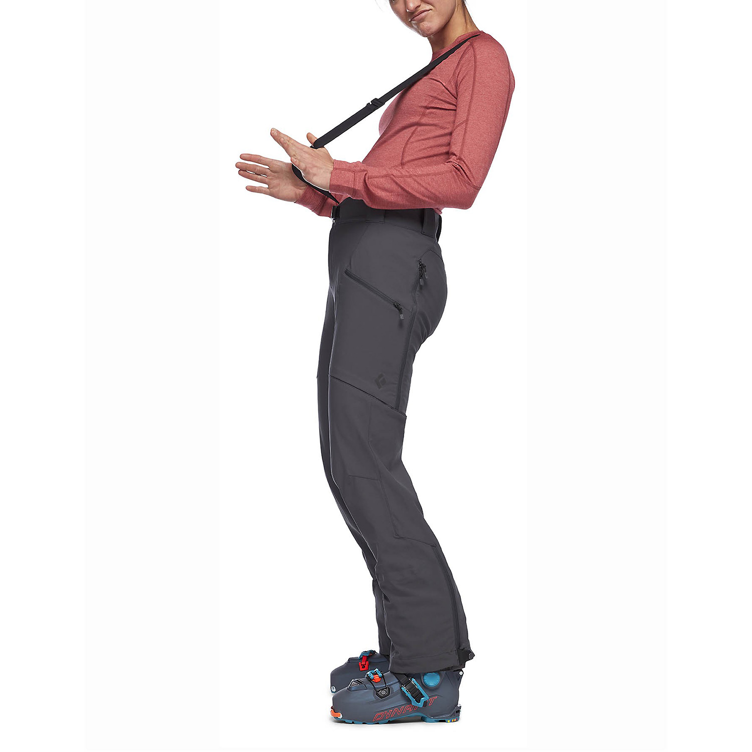Damen Black Diamond Anthrazit W DAWN PATROL PANTS
