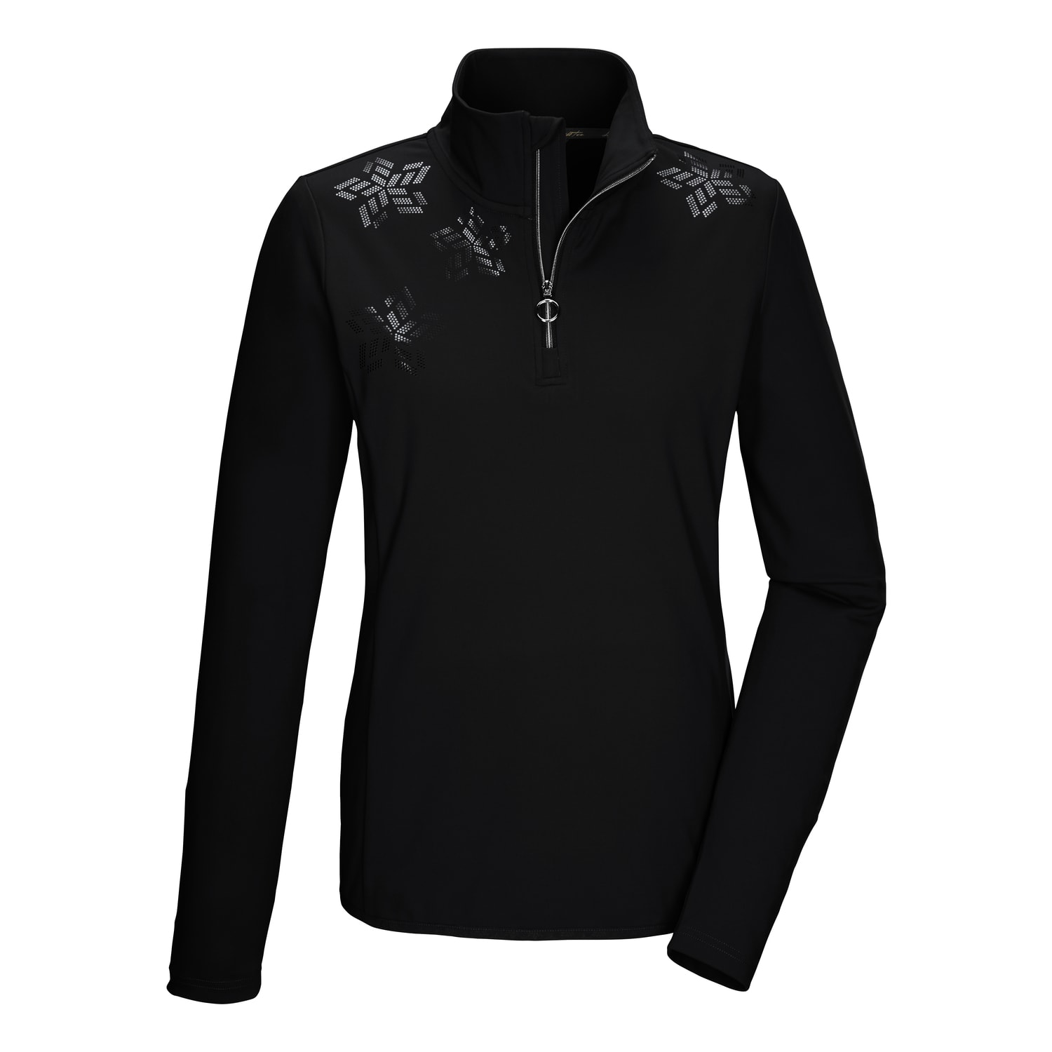 Damen killtec Schwarz KSW 110 WMN LS SHRT Shirt