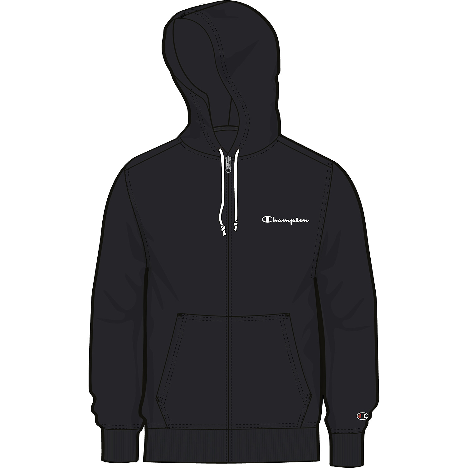 Herren Champion Schwarz