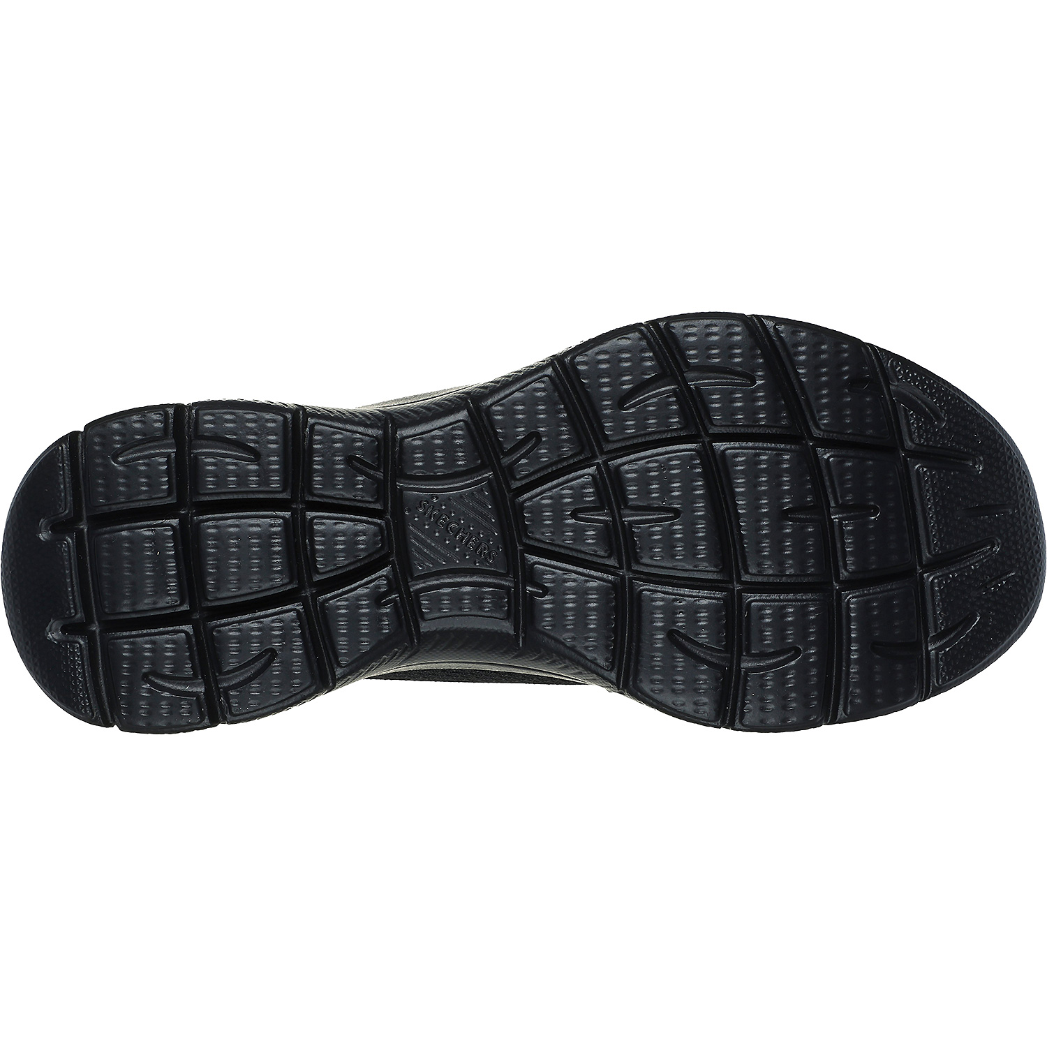 Damen Skechers Schwarz MESH BUNGEE SLIP-INS W  AIR-COOLED BBK 40 Slipper