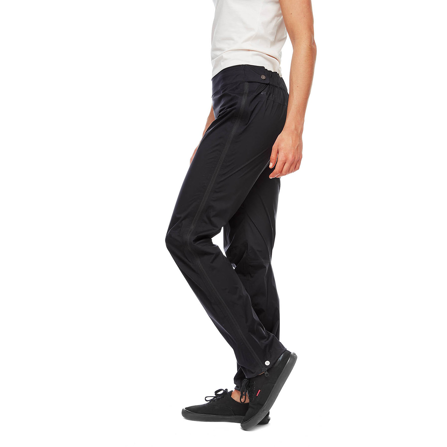 Damen Black Diamond Schwarz W STORMLINE STRETCH FULL ZIP RAIN PANTS