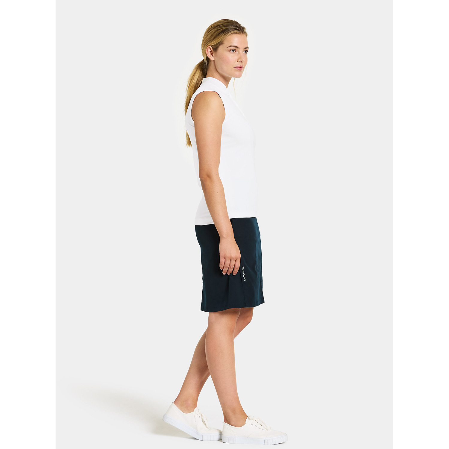 Damen Didriksons Weiß Poloshirt