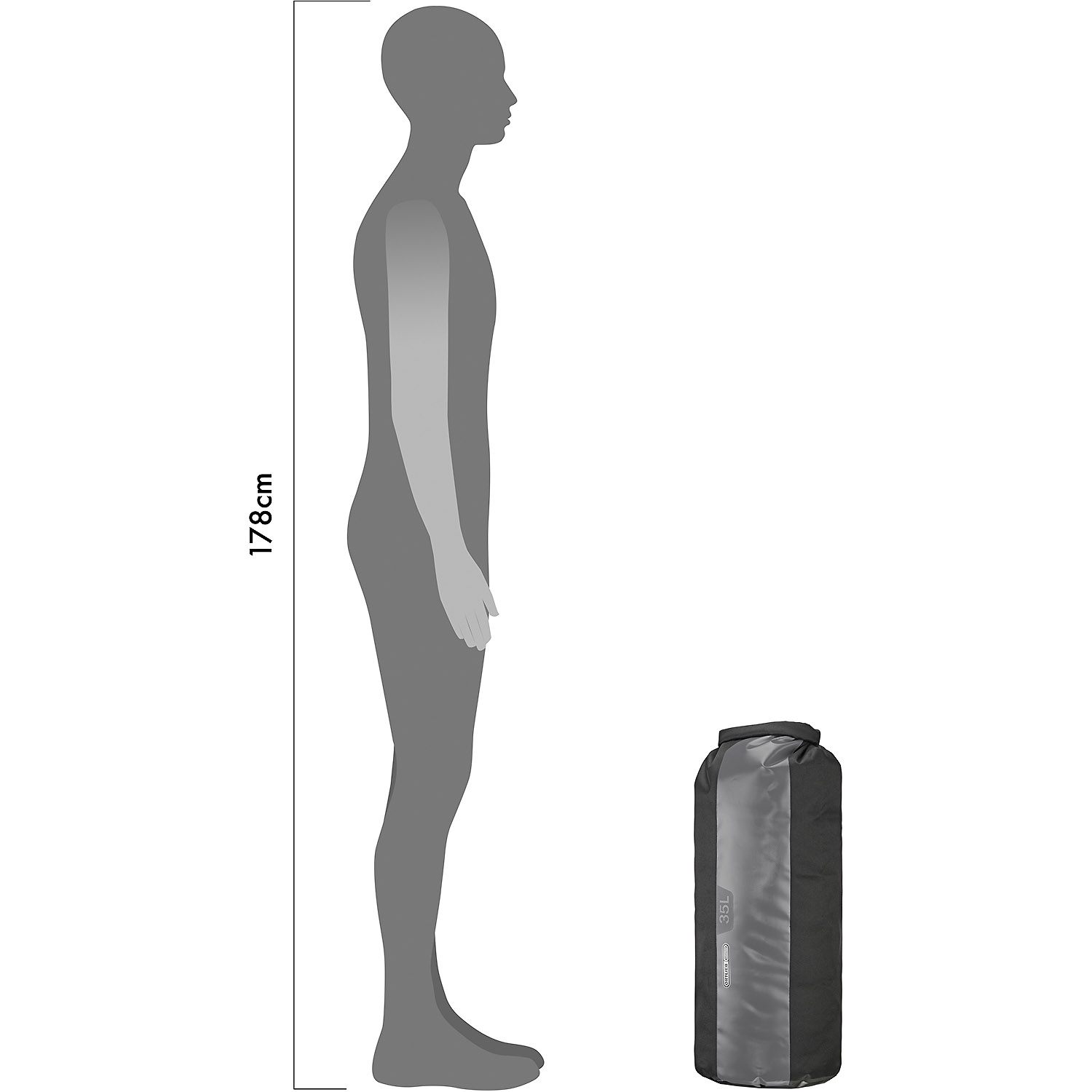 Unisex Ortlieb Schwarz