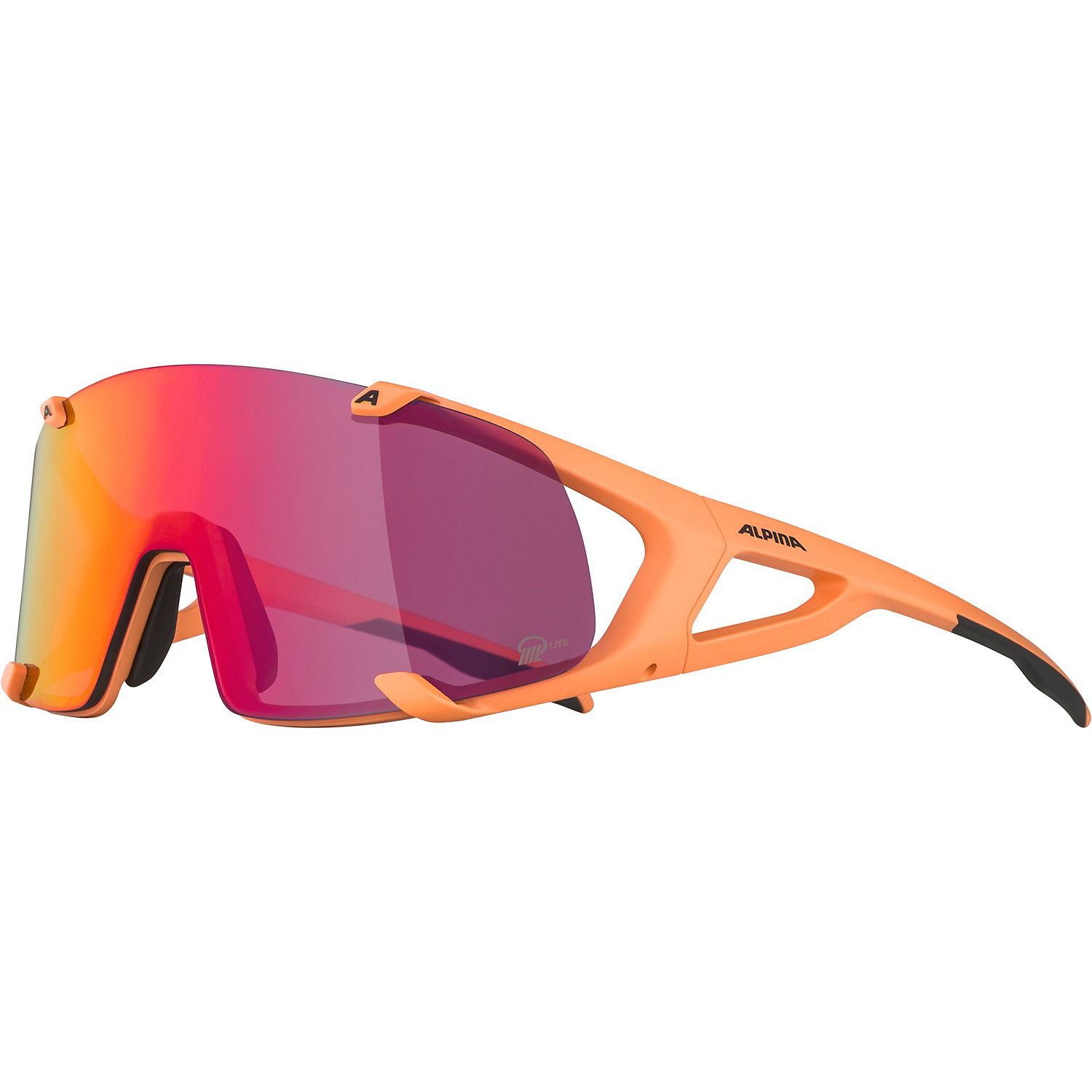 Unisex Alpina Sports Pink HAWKEYE S Q-LITE 52 - Brille