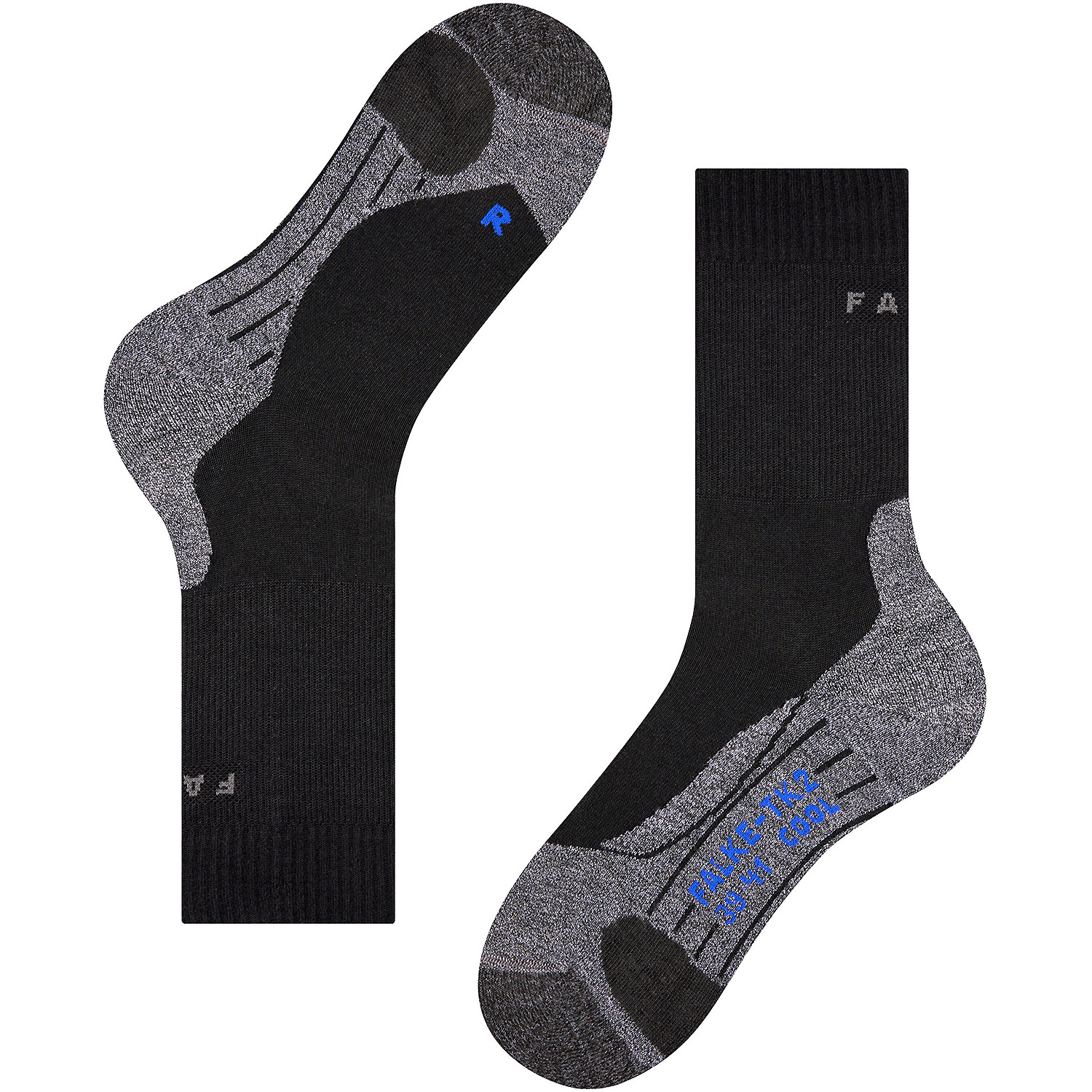 Damen Falke Schwarz Falke SK4 8034 46-48 Socken