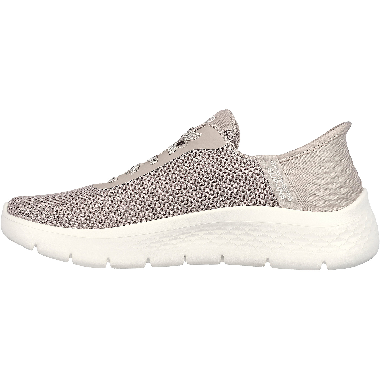 Damen Skechers Grau SLIP-INS ATHLETIC MESH BUNGEE TPE 40 Slipper