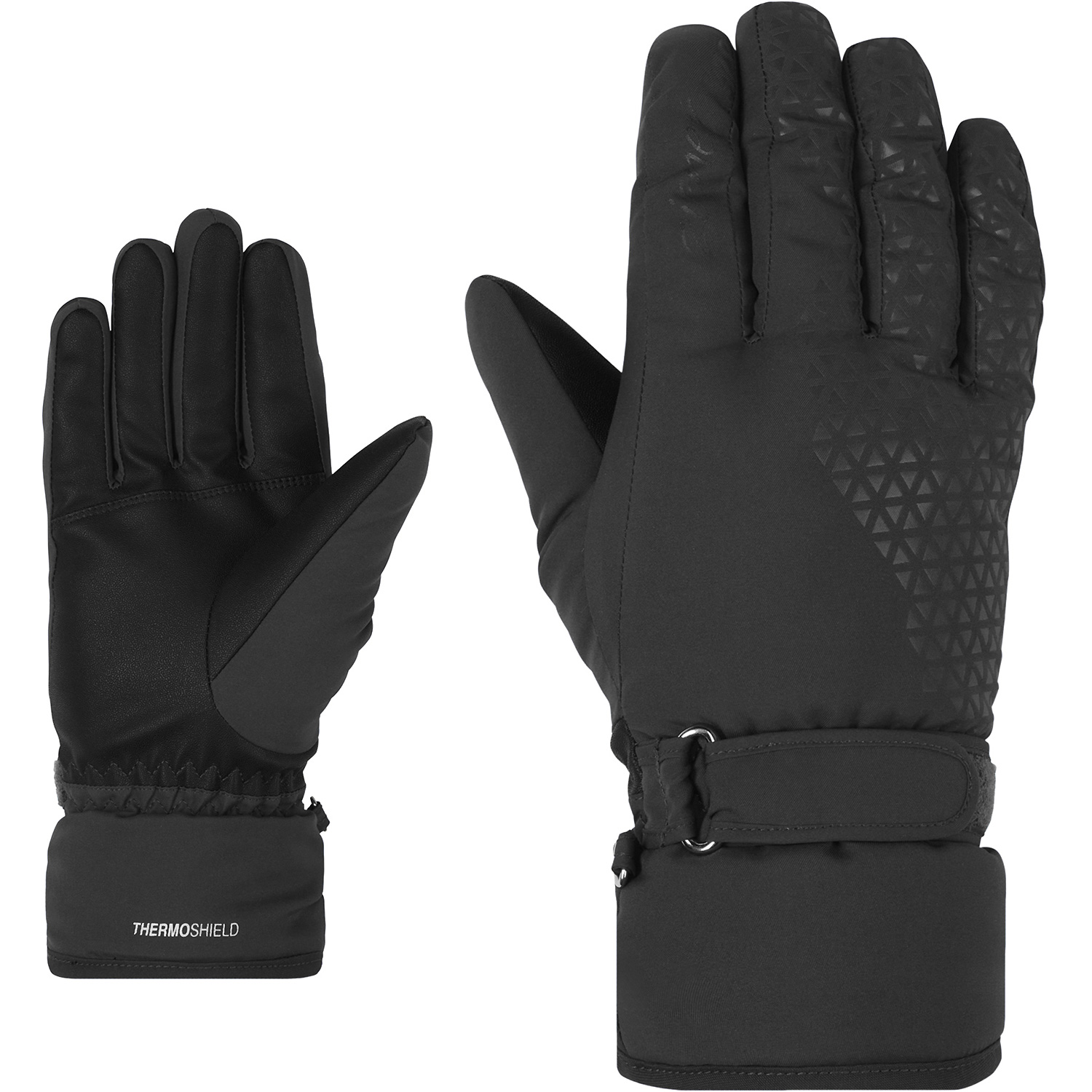 Damen Ziener Schwarz KISAR-Z AS® glove lady 12 8,5 Handschuh