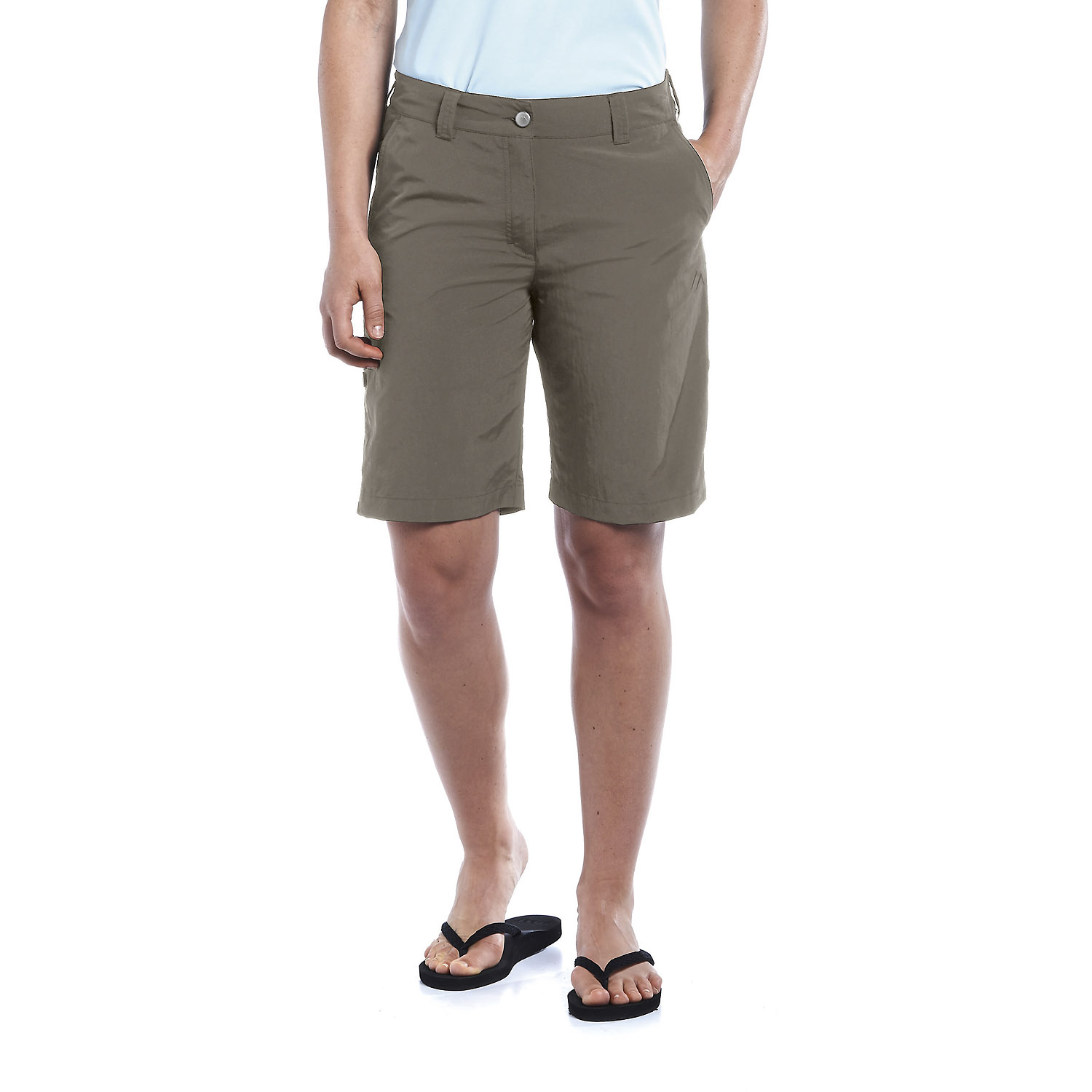 Damen Maier Sports Dunkeloliv Da-Bermuda- Nidda 383 42 Bermuda
