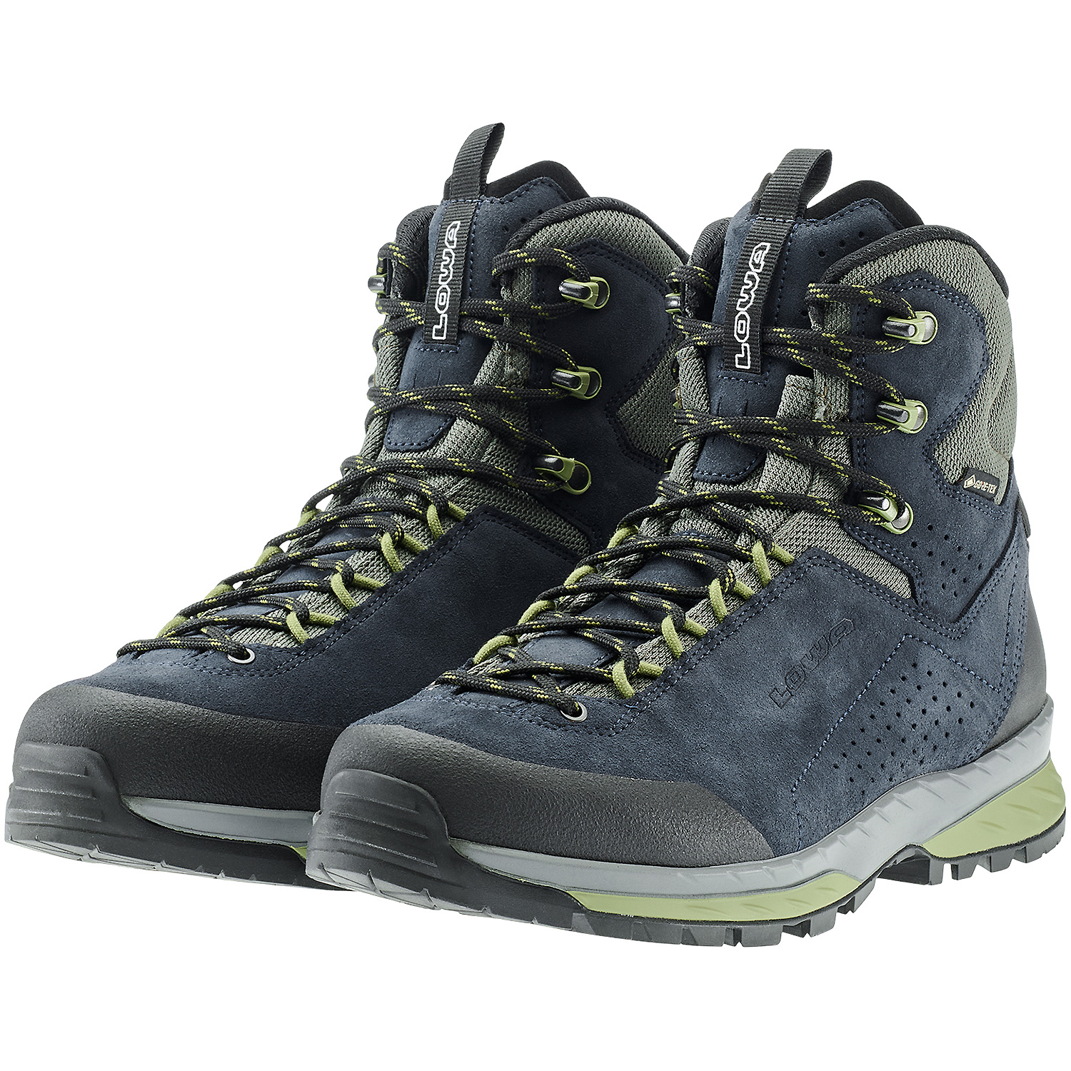 Herren Lowa Hellblau DELAGO GTX MID 3596 12 Trekkingstiefel