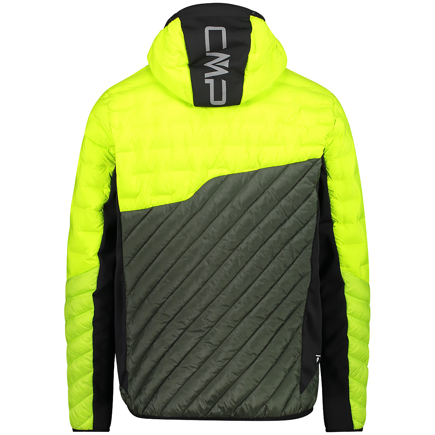 Herren CMP Gelb MAN JACKET HYBRID FIX HOOD E112 58 Jacke