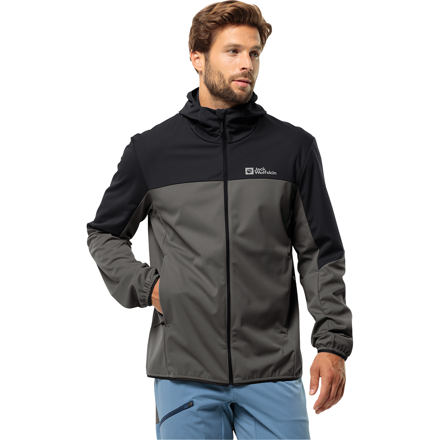 Herren Jack Wolfskin Grau VONNAN S/S T W 3220 XL Shirt