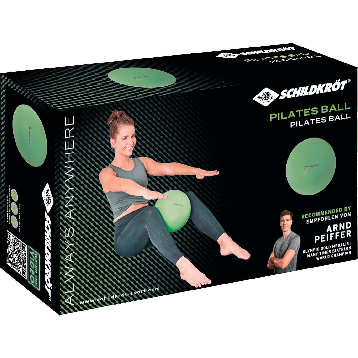 Unisex Schildkröt FITNESS wie abgebildet PILATES BALL 23cm, (green) 000 23 Ball